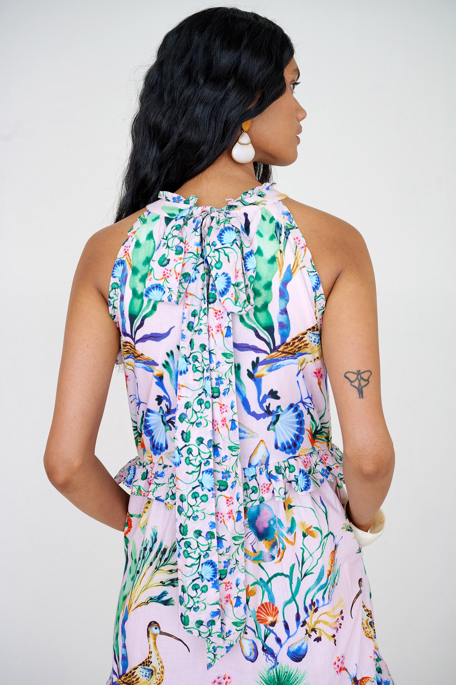 Amelia Dress Tidepool Conch