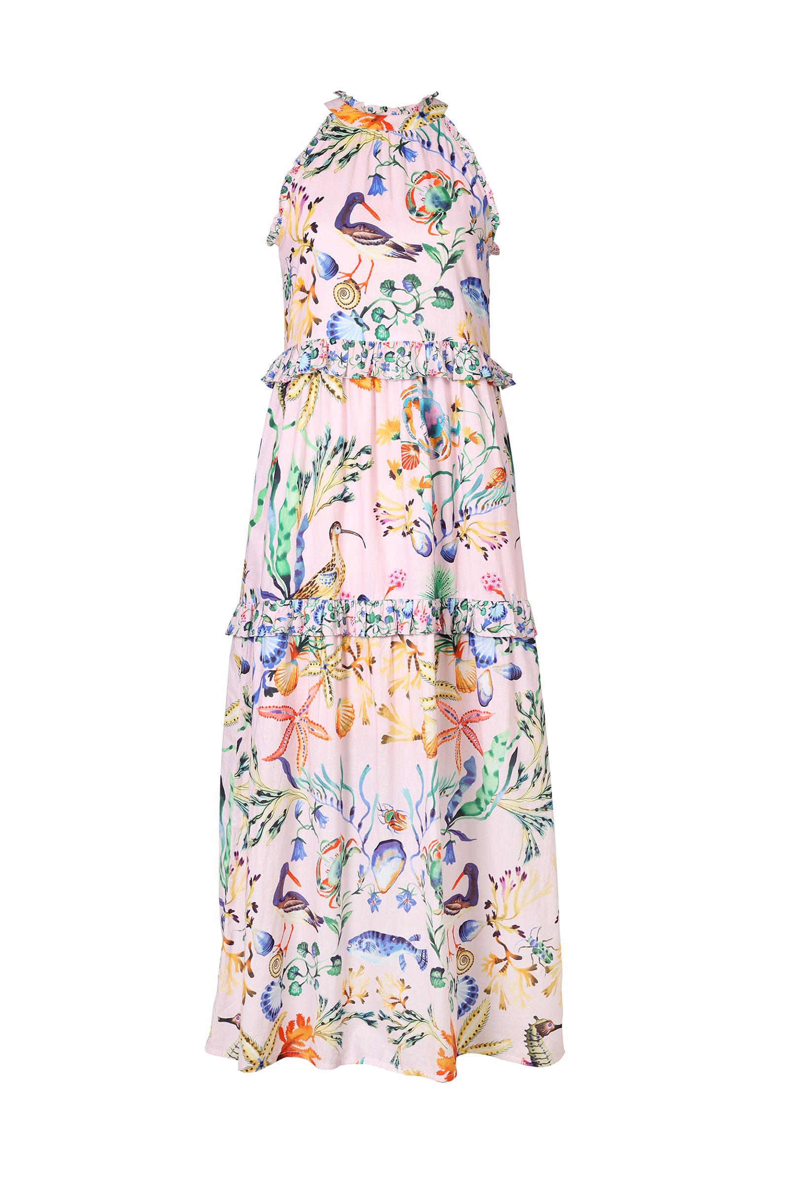 Amelia Dress Tidepool Conch