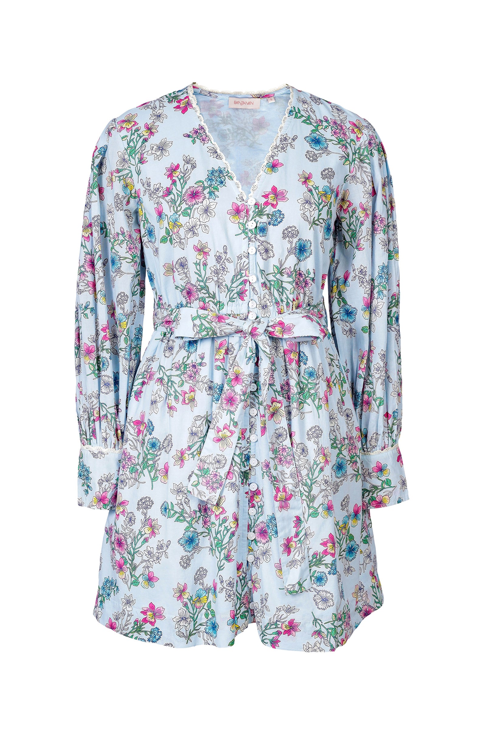 Anne Mini Dress Burdock Imperial