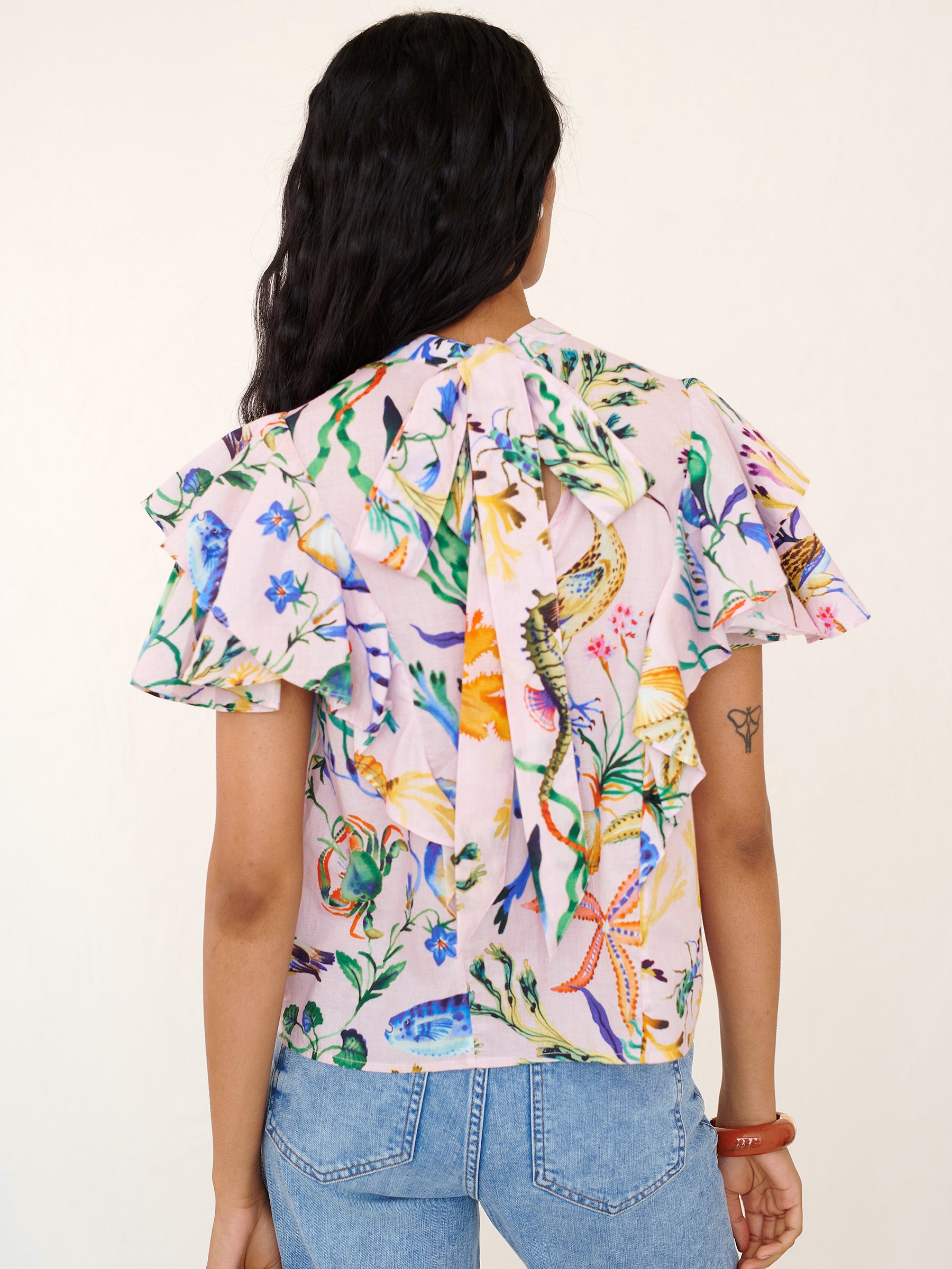 Bebe Top Tidepool Conch