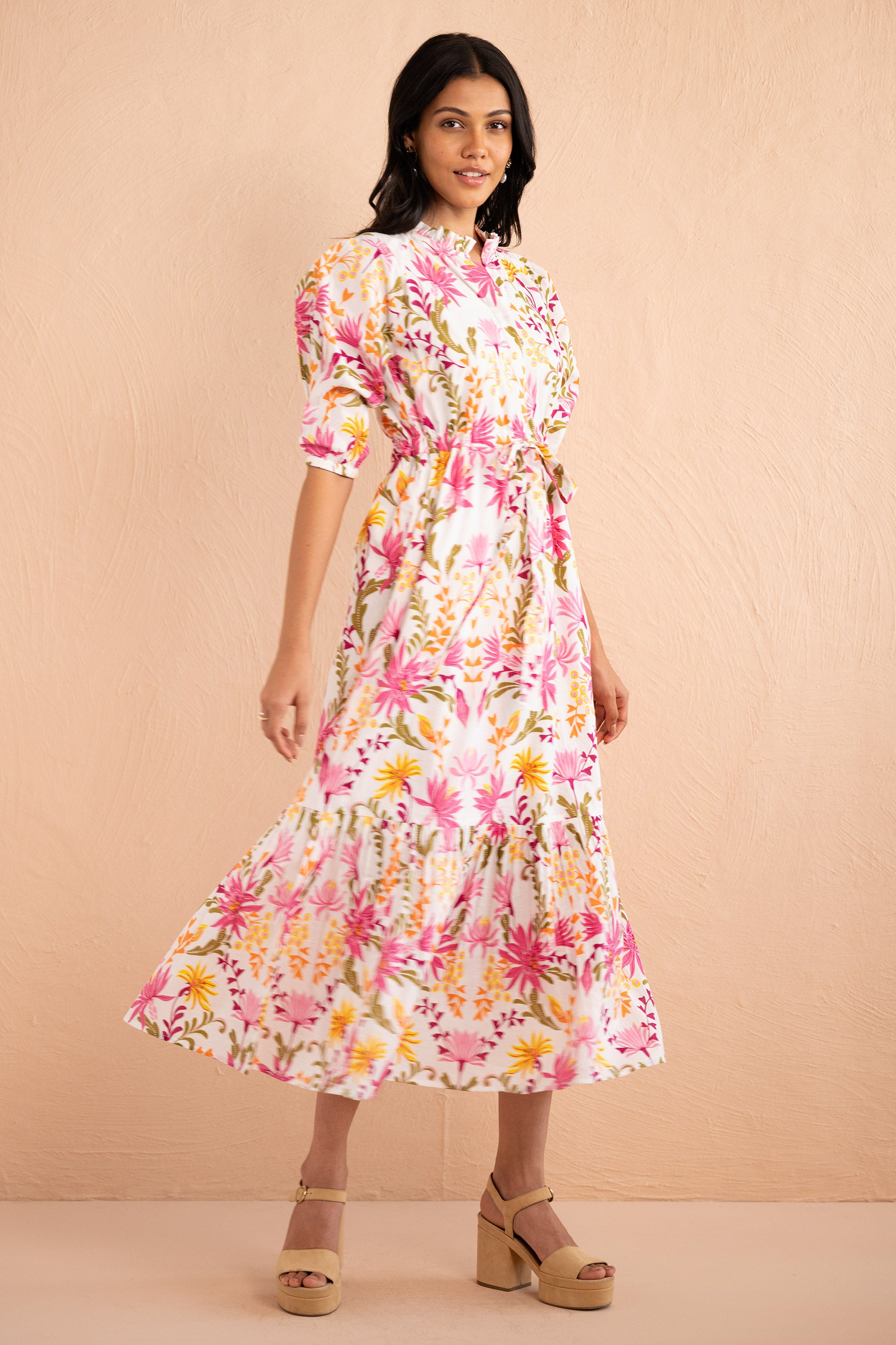 Betty Dress Hydra Garland Rose Betty Dress Hydra Garland Rose