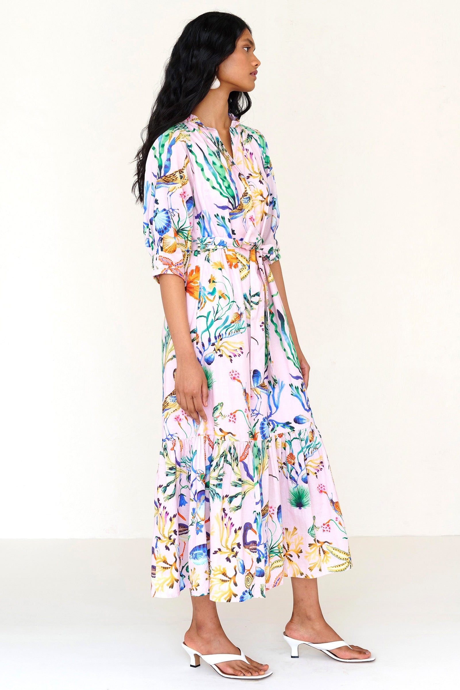 Betty Dress Tidepool Conch