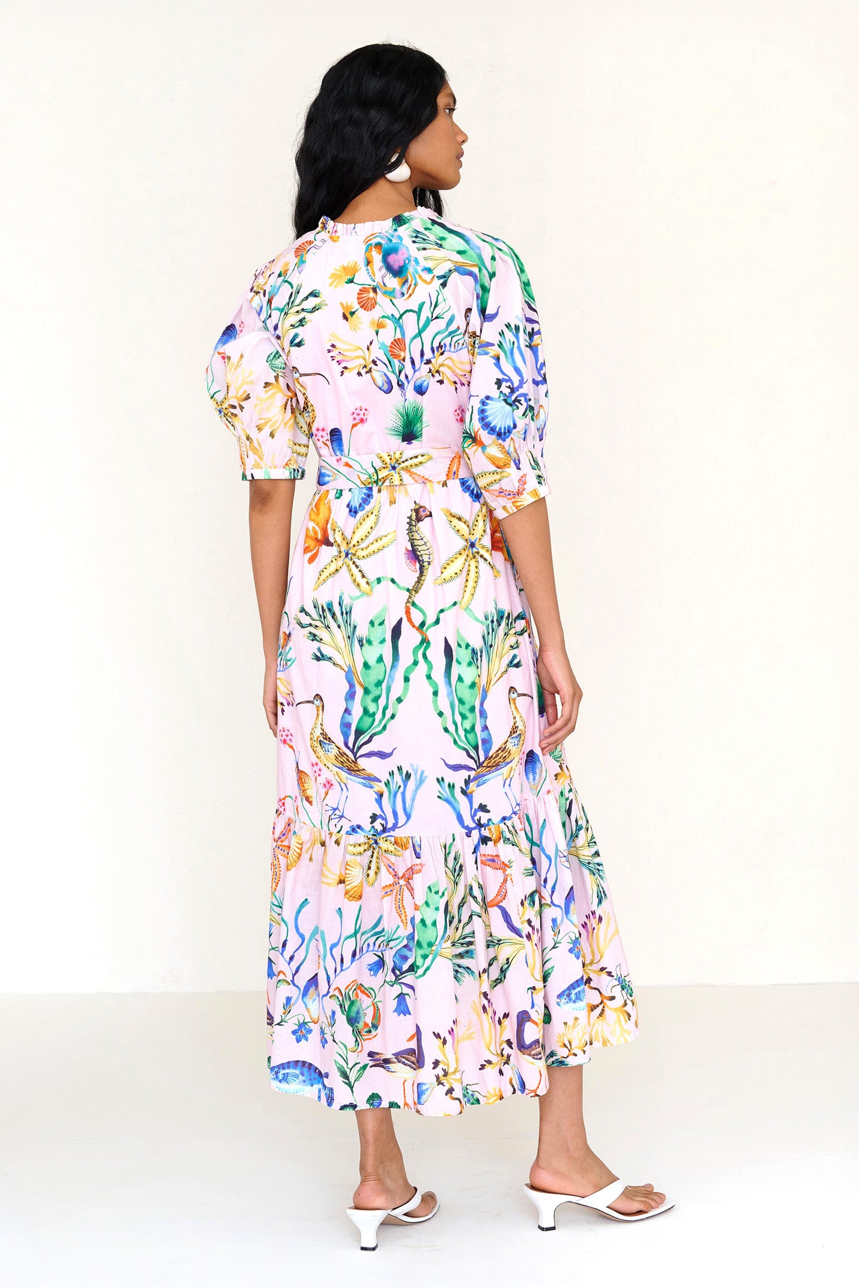 Betty Dress Tidepool Conch