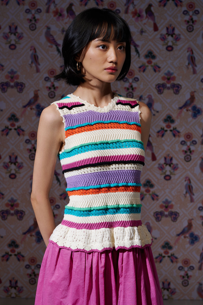 Heather Crochet Dress Sierra