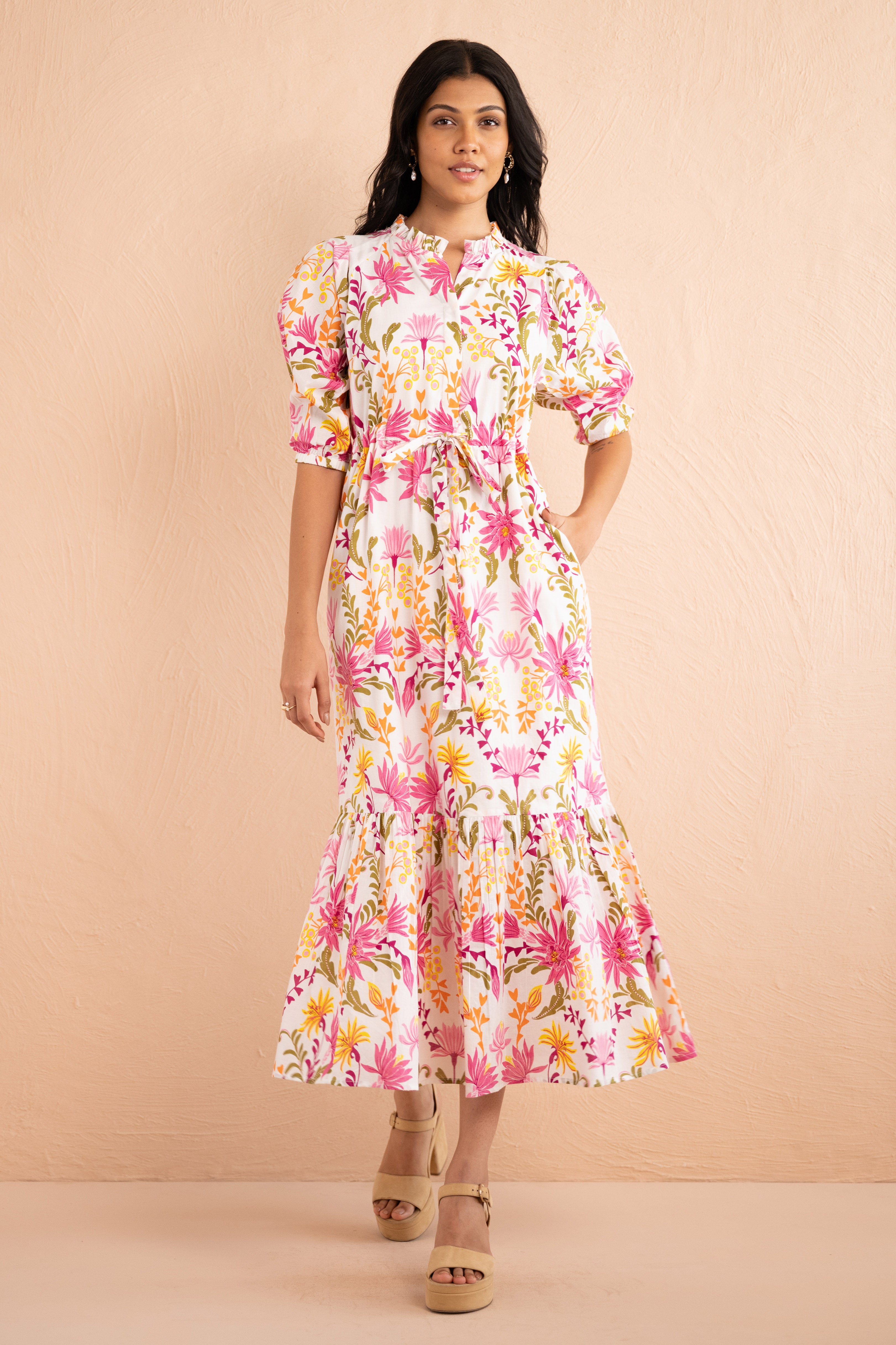 Betty Dress Hydra Garland Rose Betty Dress Hydra Garland Rose