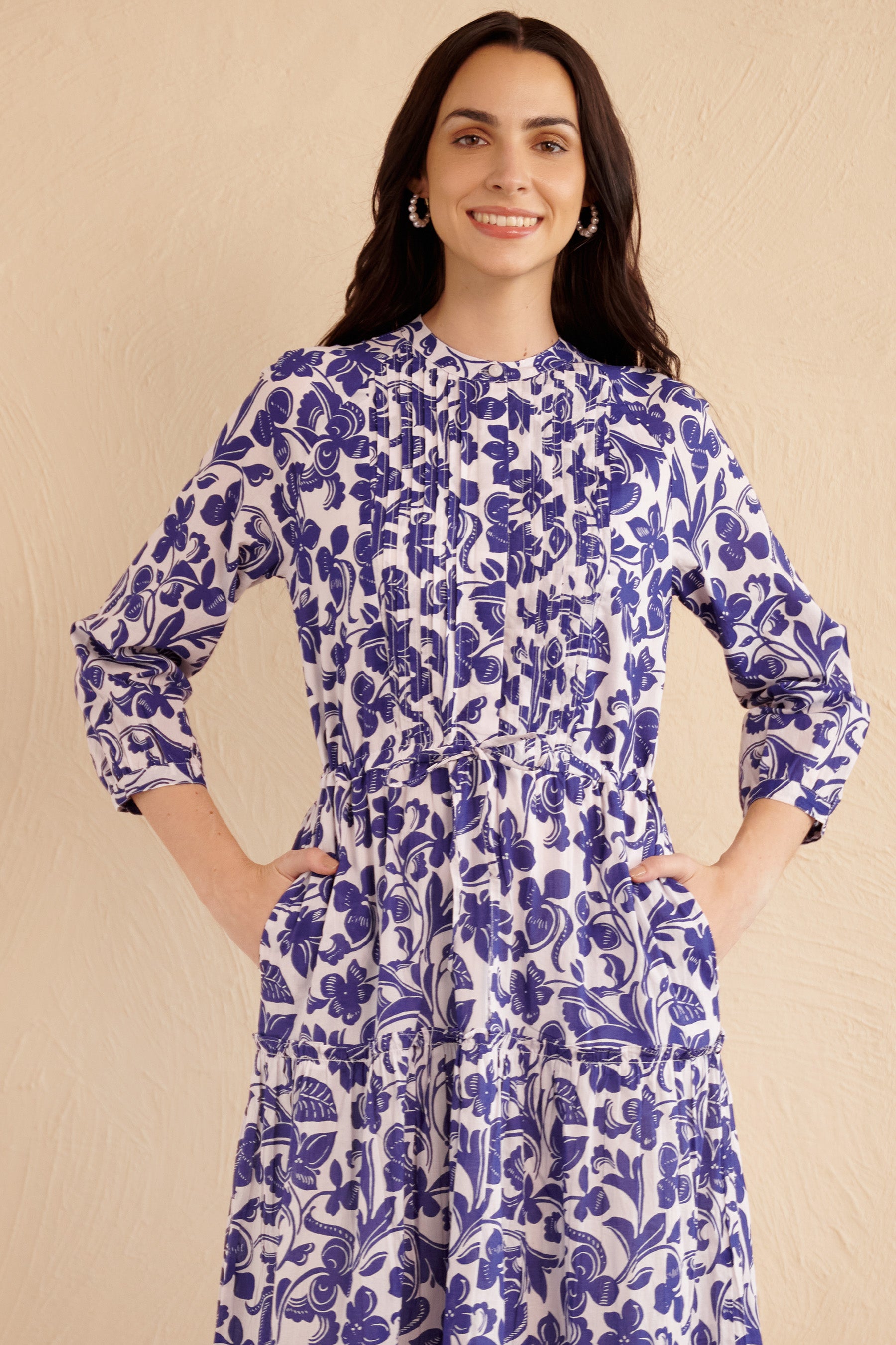 Bazaar Dress Gaia Cobalt Bazaar Dress Gaia Cobalt