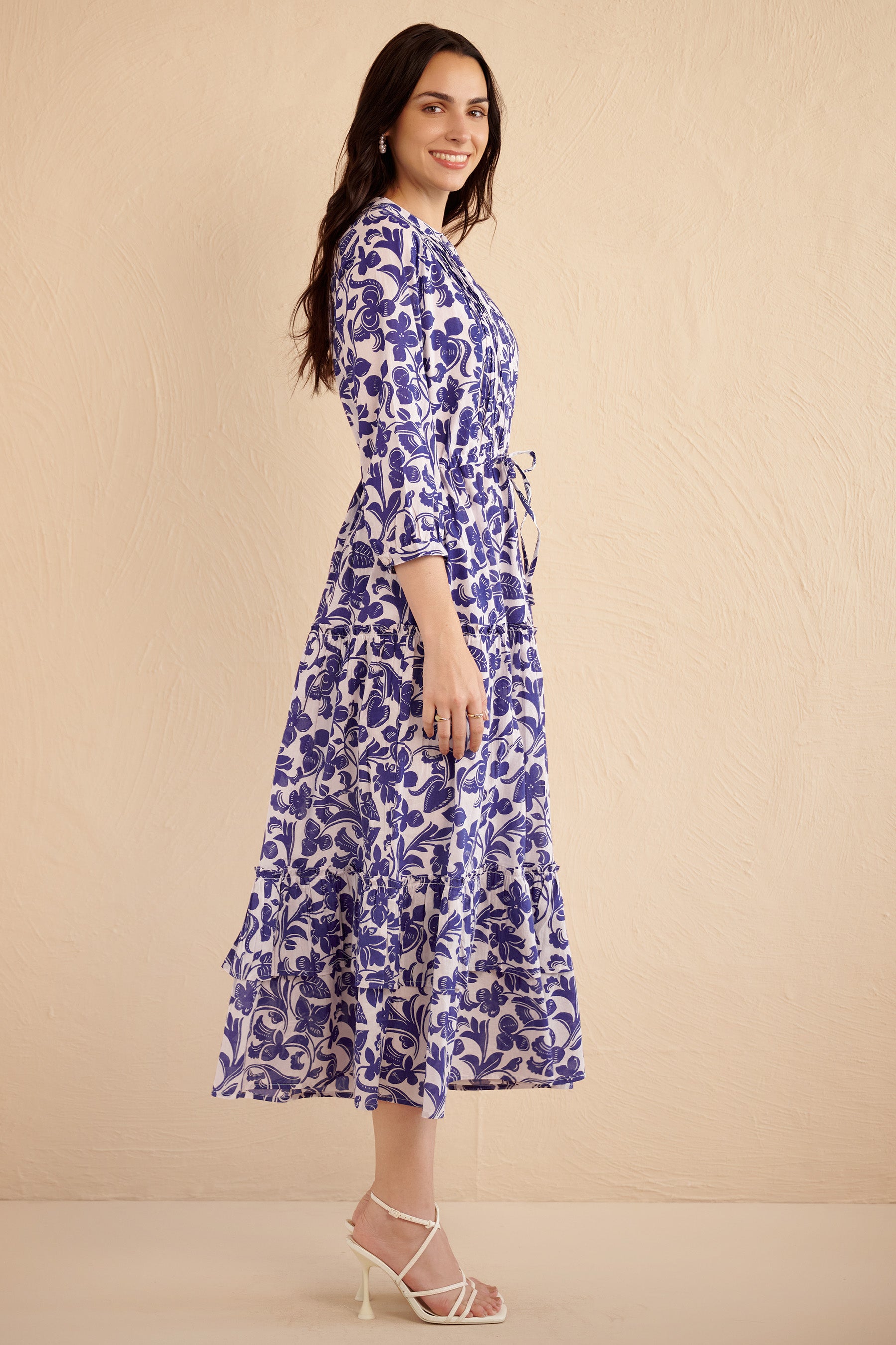 Bazaar Dress Gaia Cobalt Bazaar Dress Gaia Cobalt