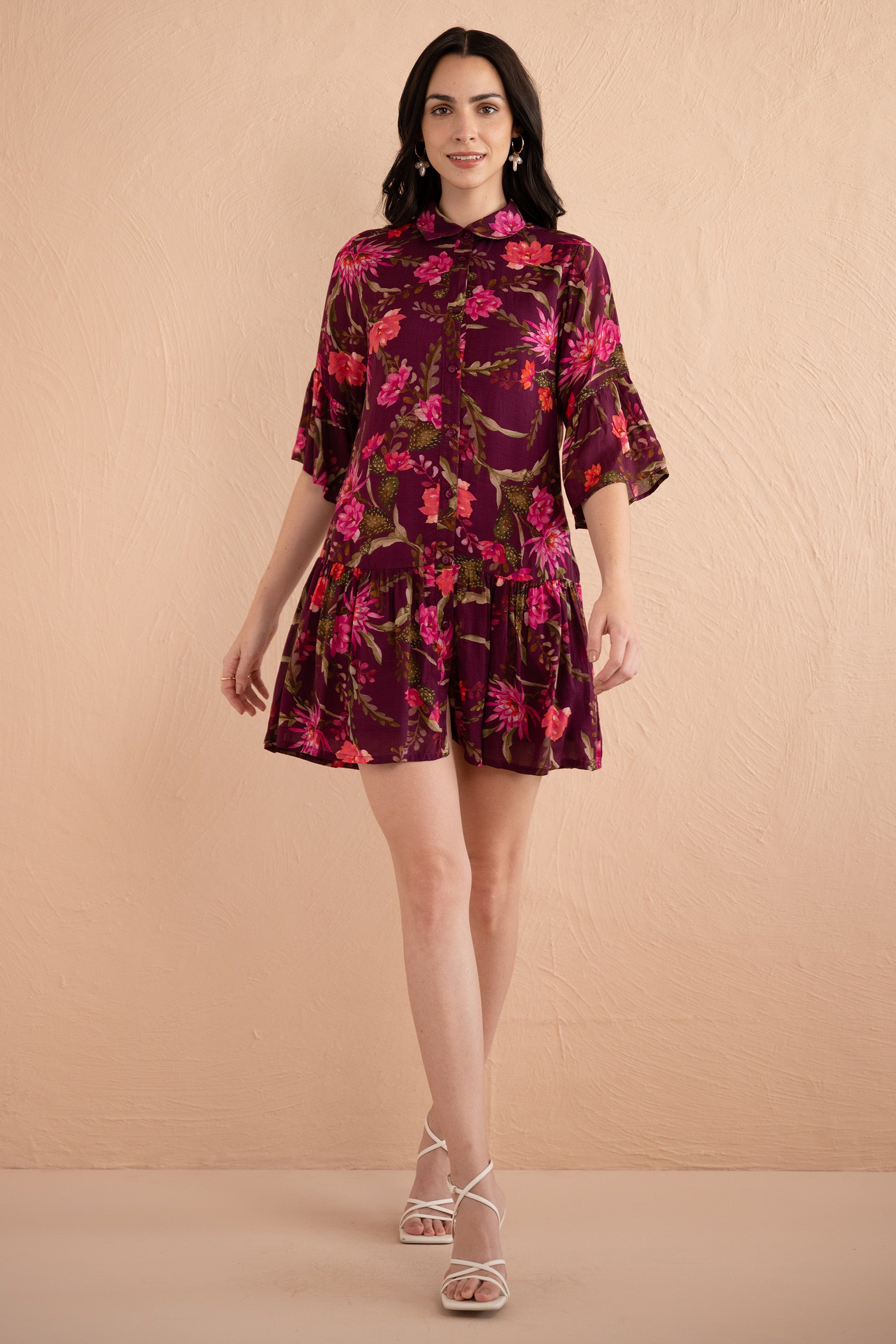 Hydra Mini Dress Desert Rose Dusk Hydra Mini Dress Desert Rose Dusk