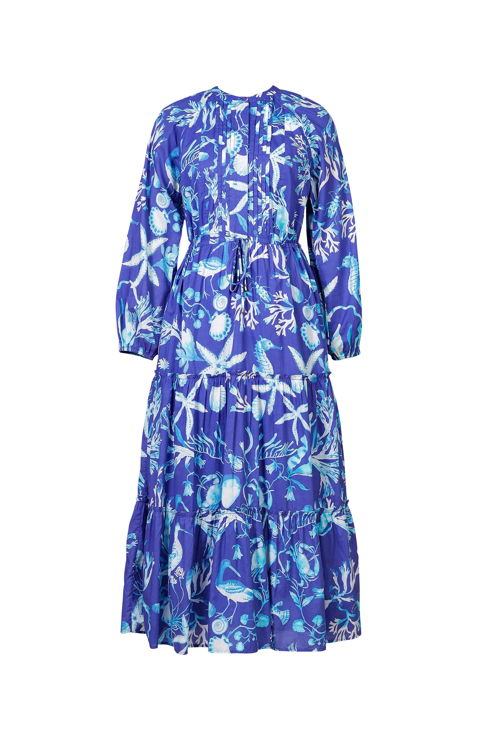 Bazaar Dress Tidepool Cyan