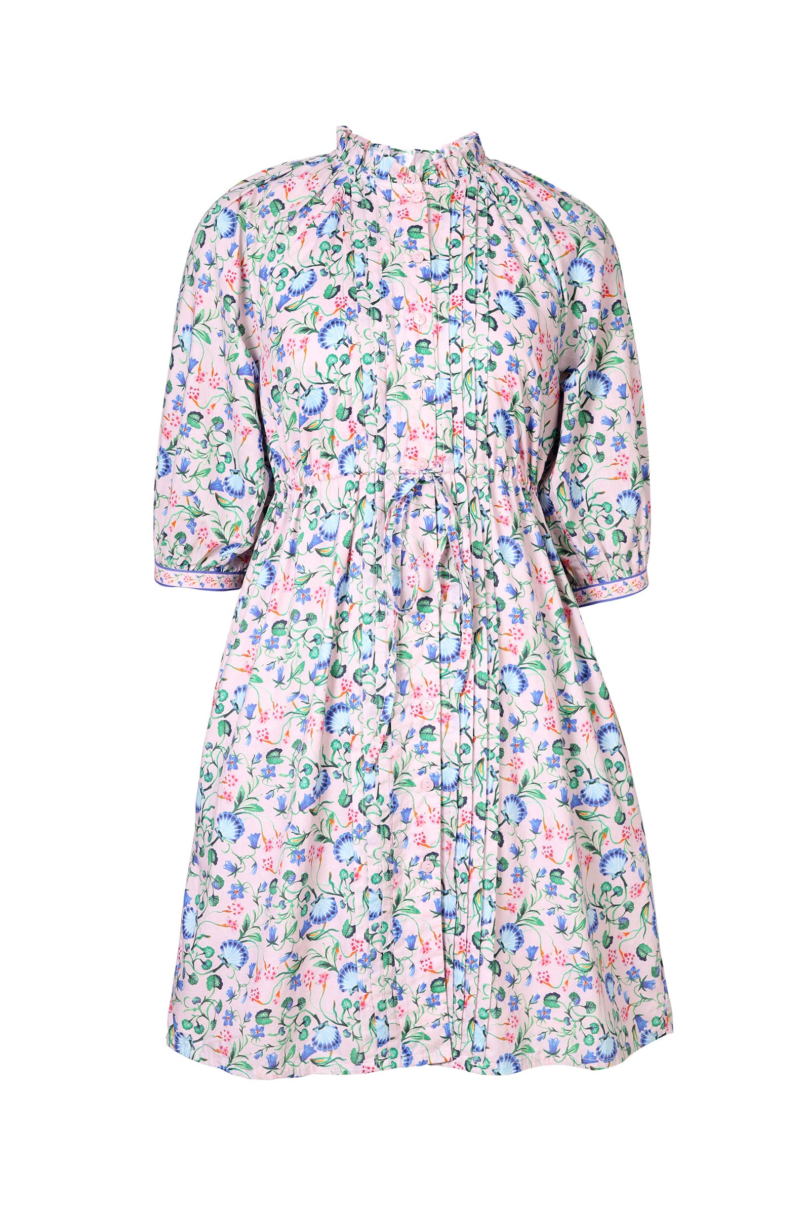 Benita Dress Clam Garland Conch