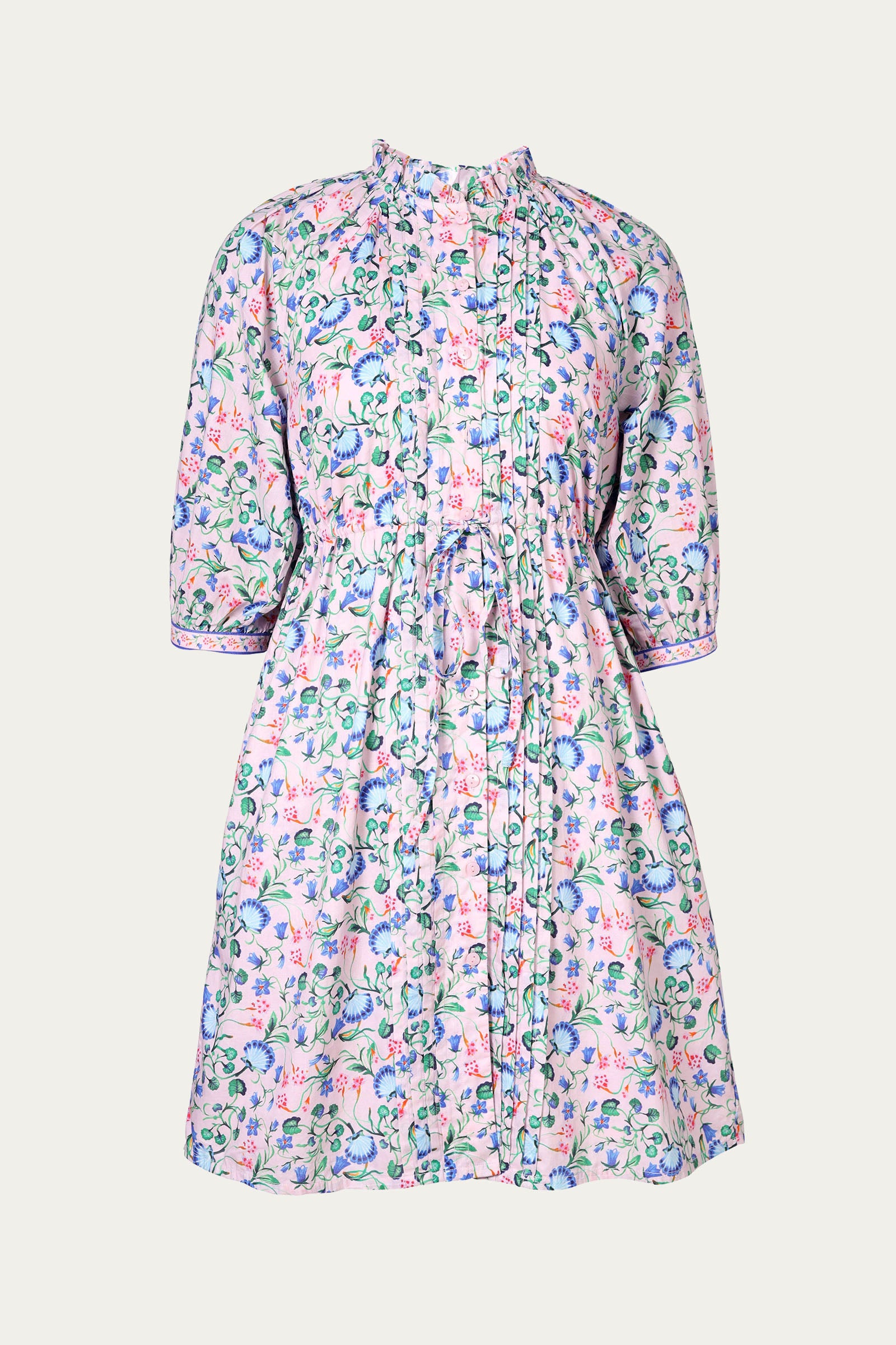 Benita Dress Clam Garland Conch