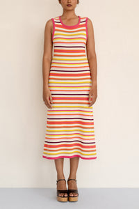 Calla Dress Citrus Stripe Calla Dress Citrus Stripe
