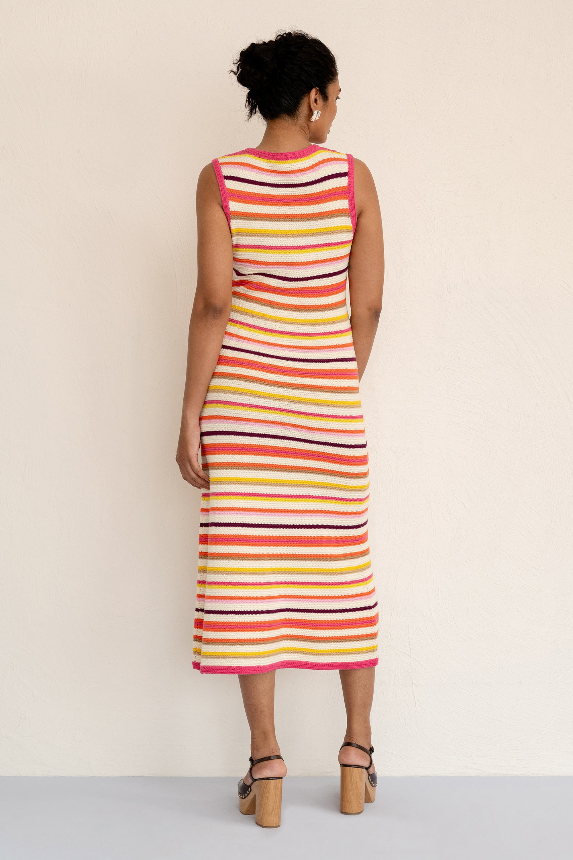Calla Dress Citrus Stripe Calla Dress Citrus Stripe