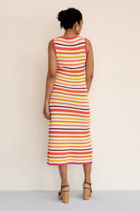 Calla Dress Citrus Stripe Calla Dress Citrus Stripe