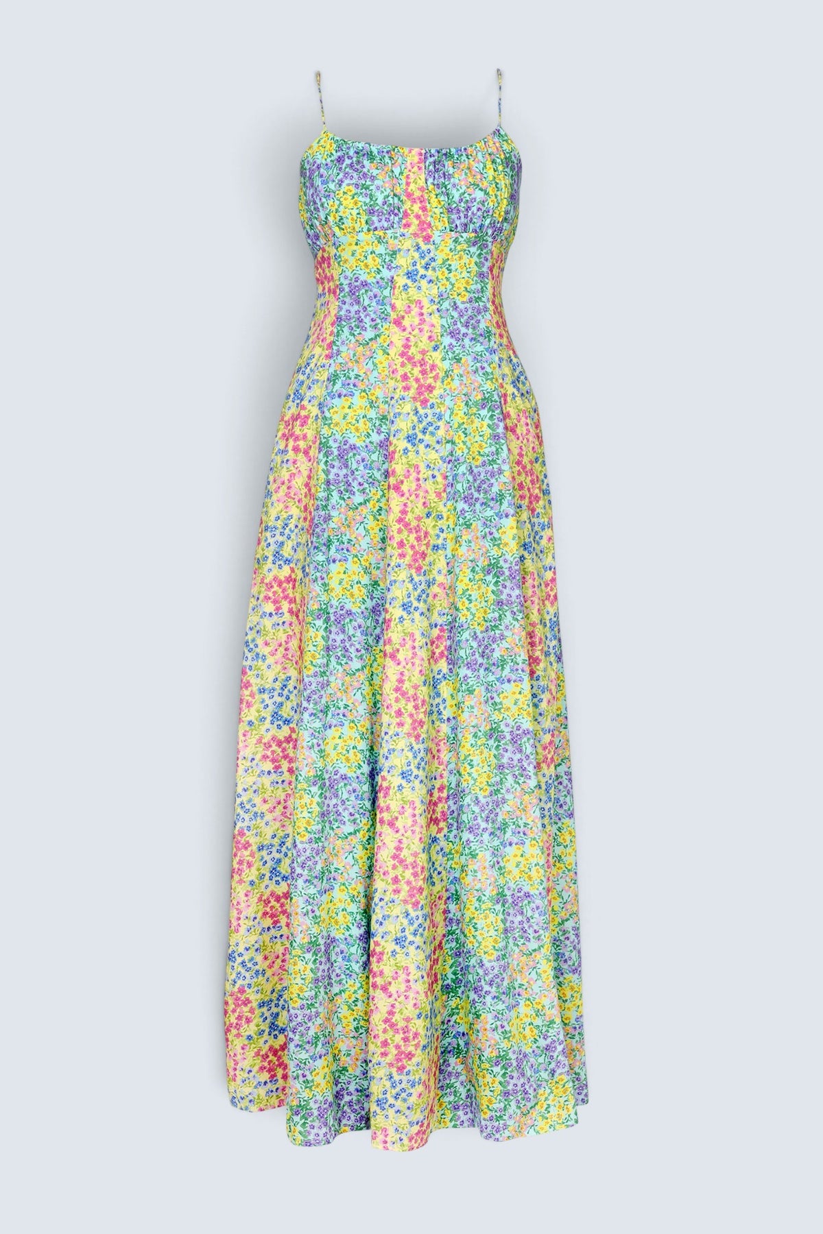 Davina Dress Harebell Limpet Buttercup