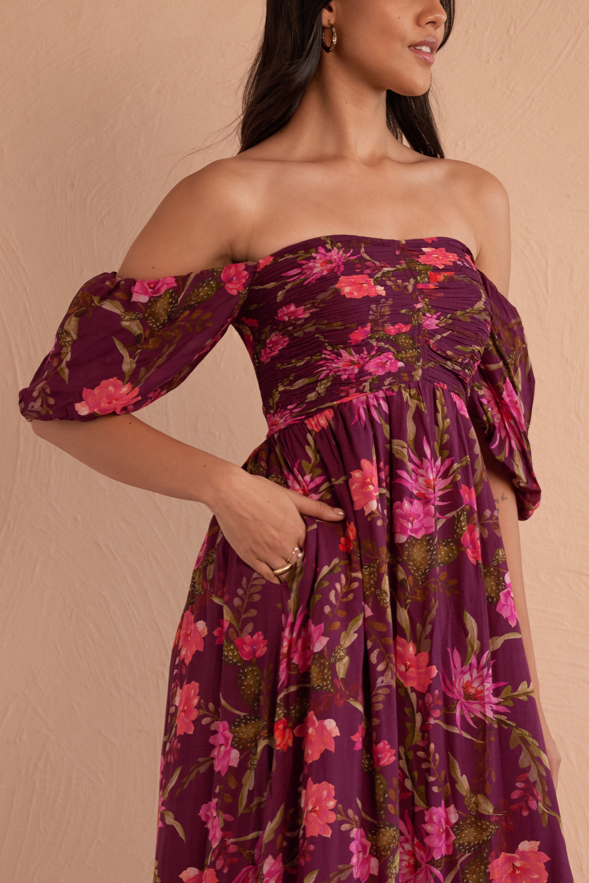 Farida Dress Desert Rose Dusk Farida Dress Desert Rose Dusk