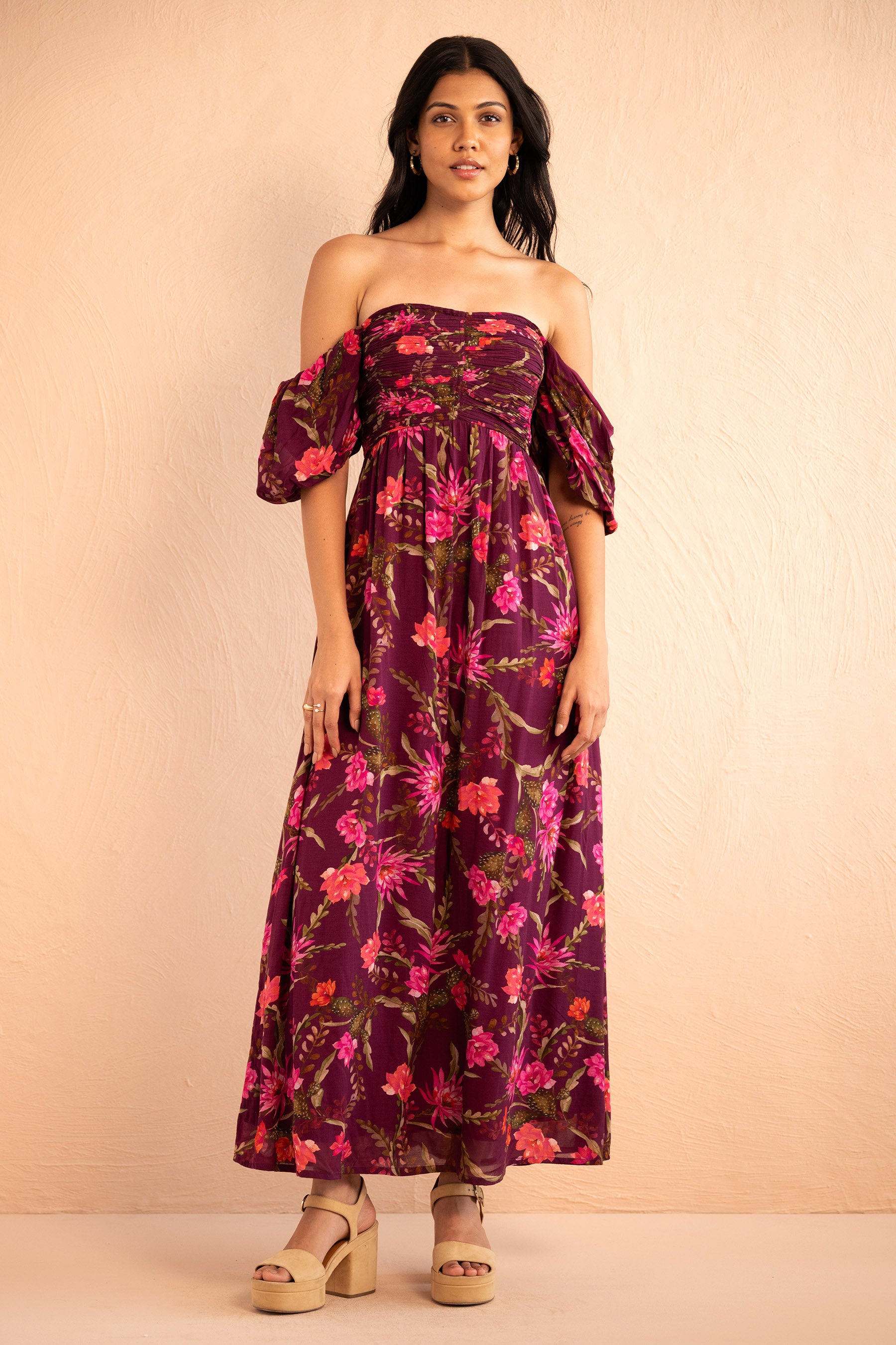 Farida Dress Desert Rose Dusk Farida Dress Desert Rose Dusk