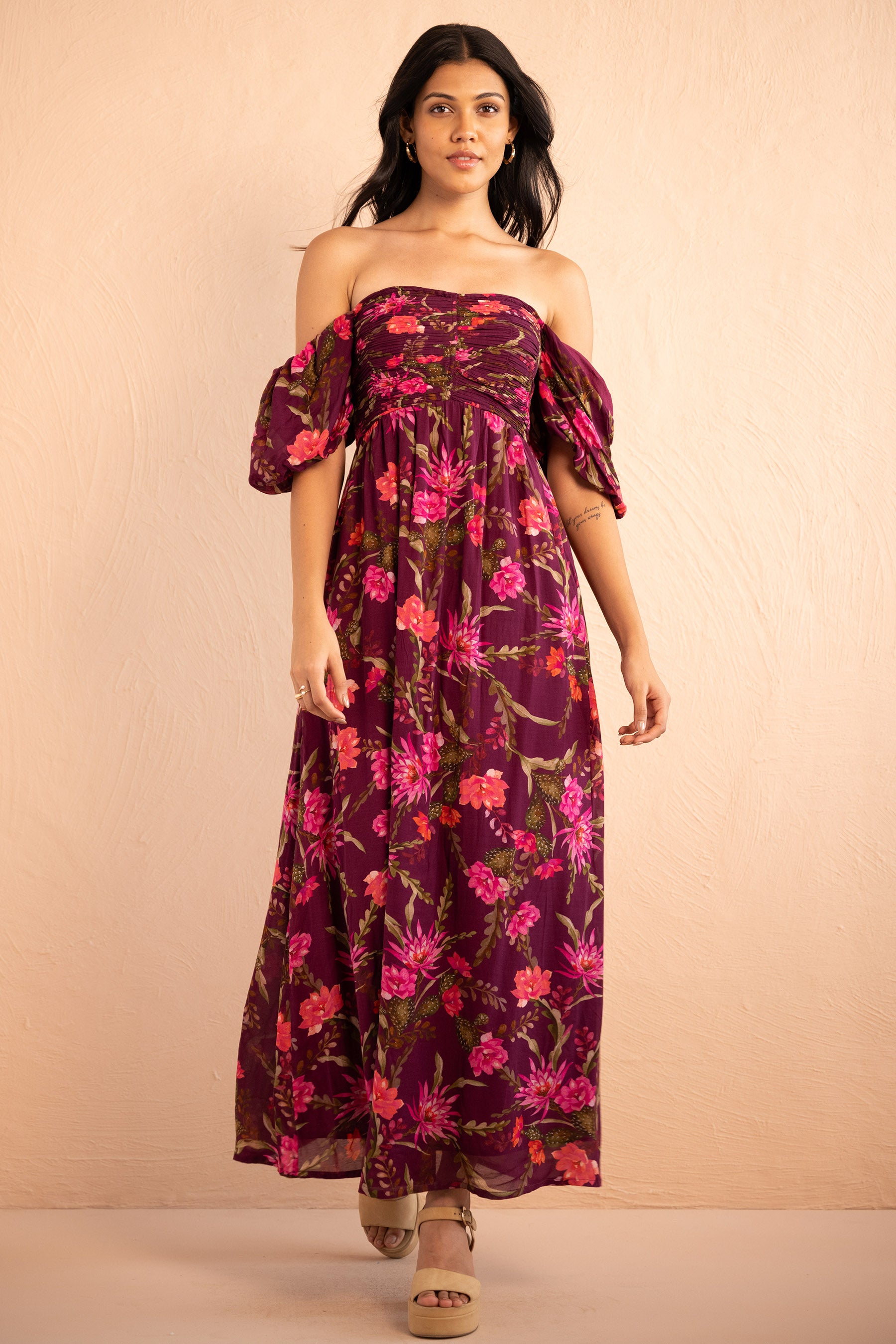 Farida Dress Desert Rose Dusk Farida Dress Desert Rose Dusk