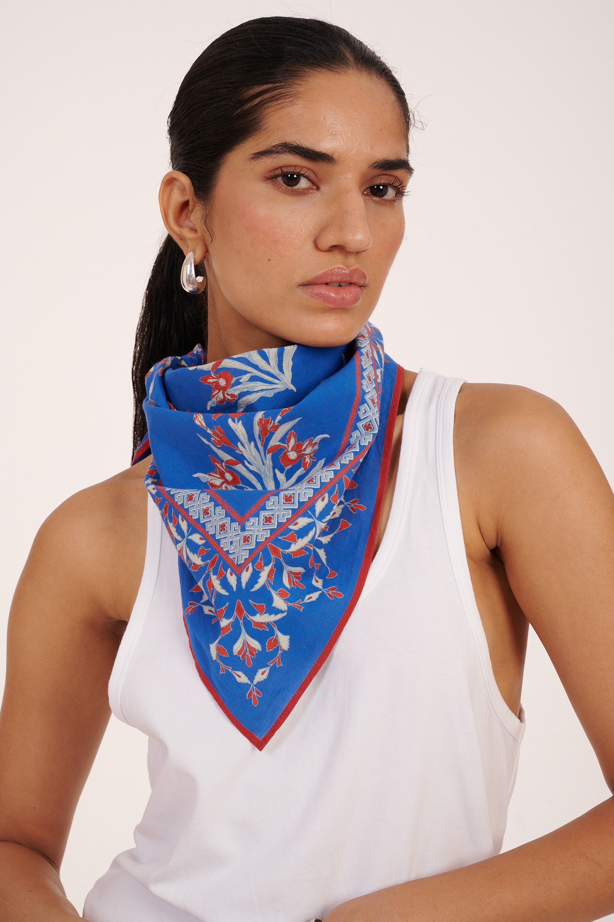 Frances Scarf Brigitte Nautical