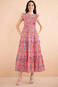 Iris Dress Athena Heart Poppy Iris Dress Athena Heart Poppy