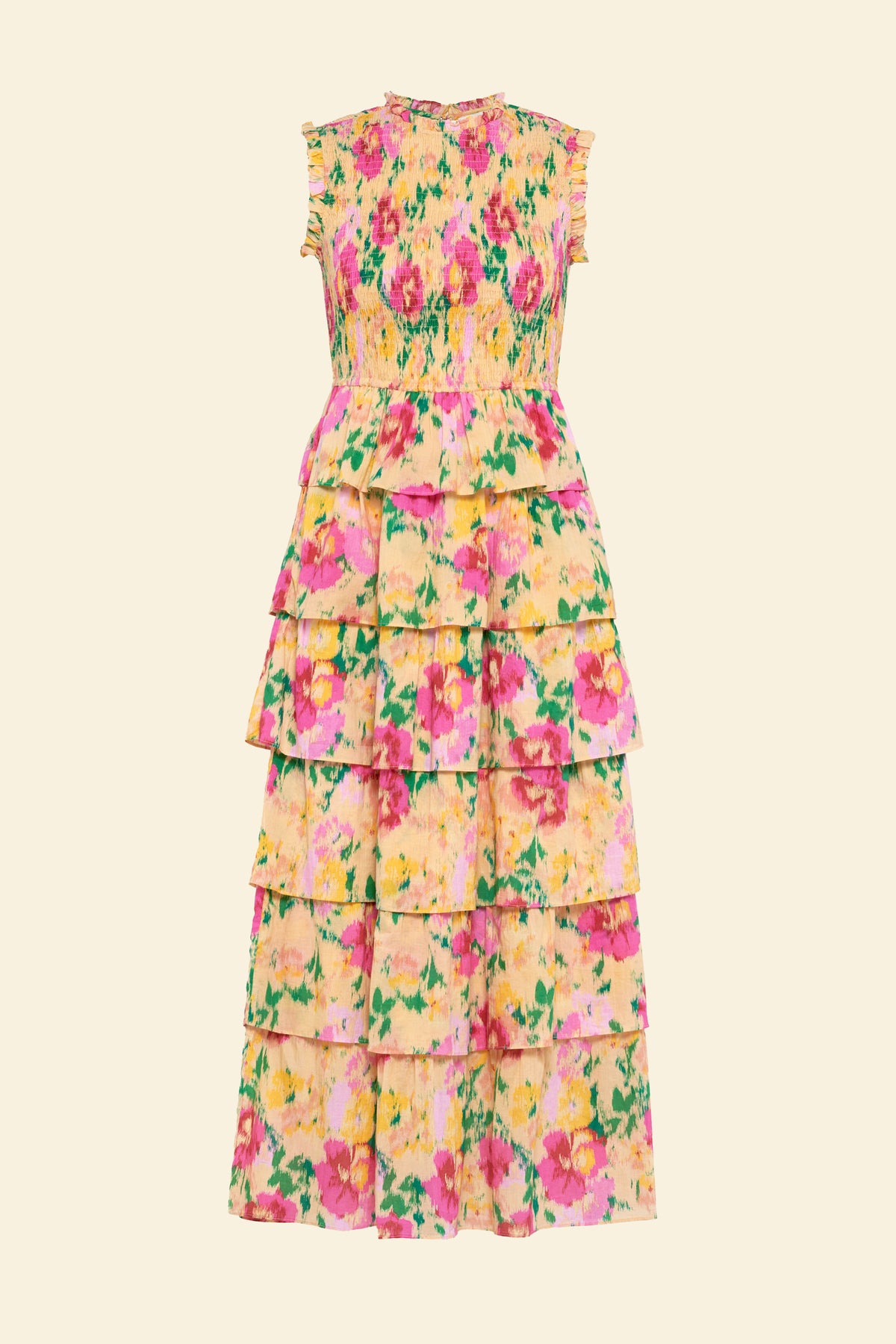 Irene Dress Damask Rose Antique