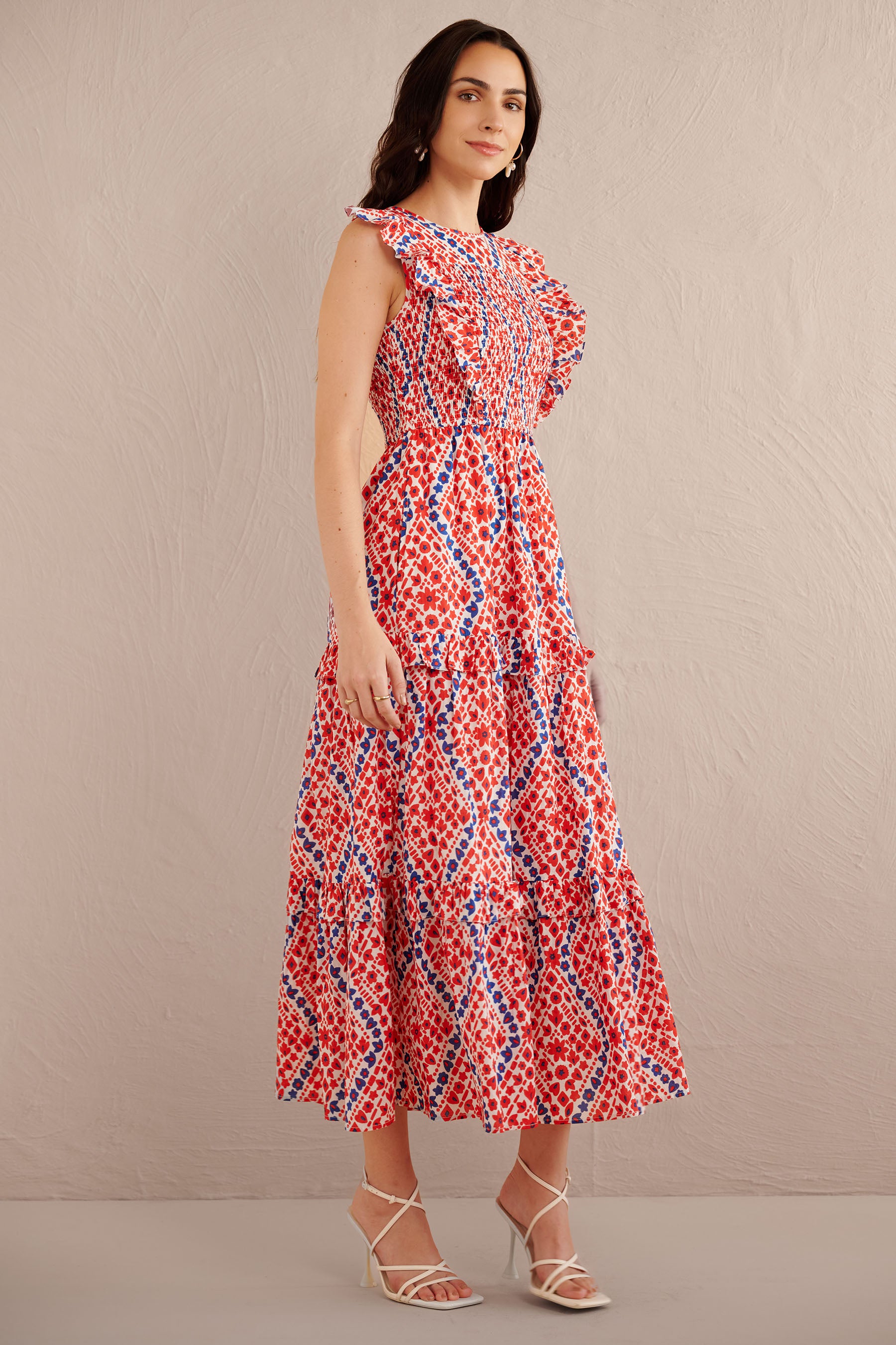 Iris Dress Athena Heart Poppy Iris Dress Athena Heart Poppy