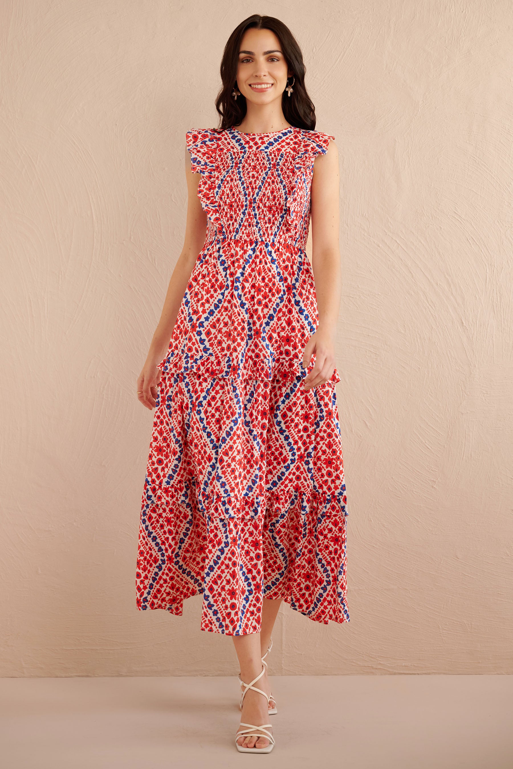 Iris Dress Athena Heart Poppy Iris Dress Athena Heart Poppy