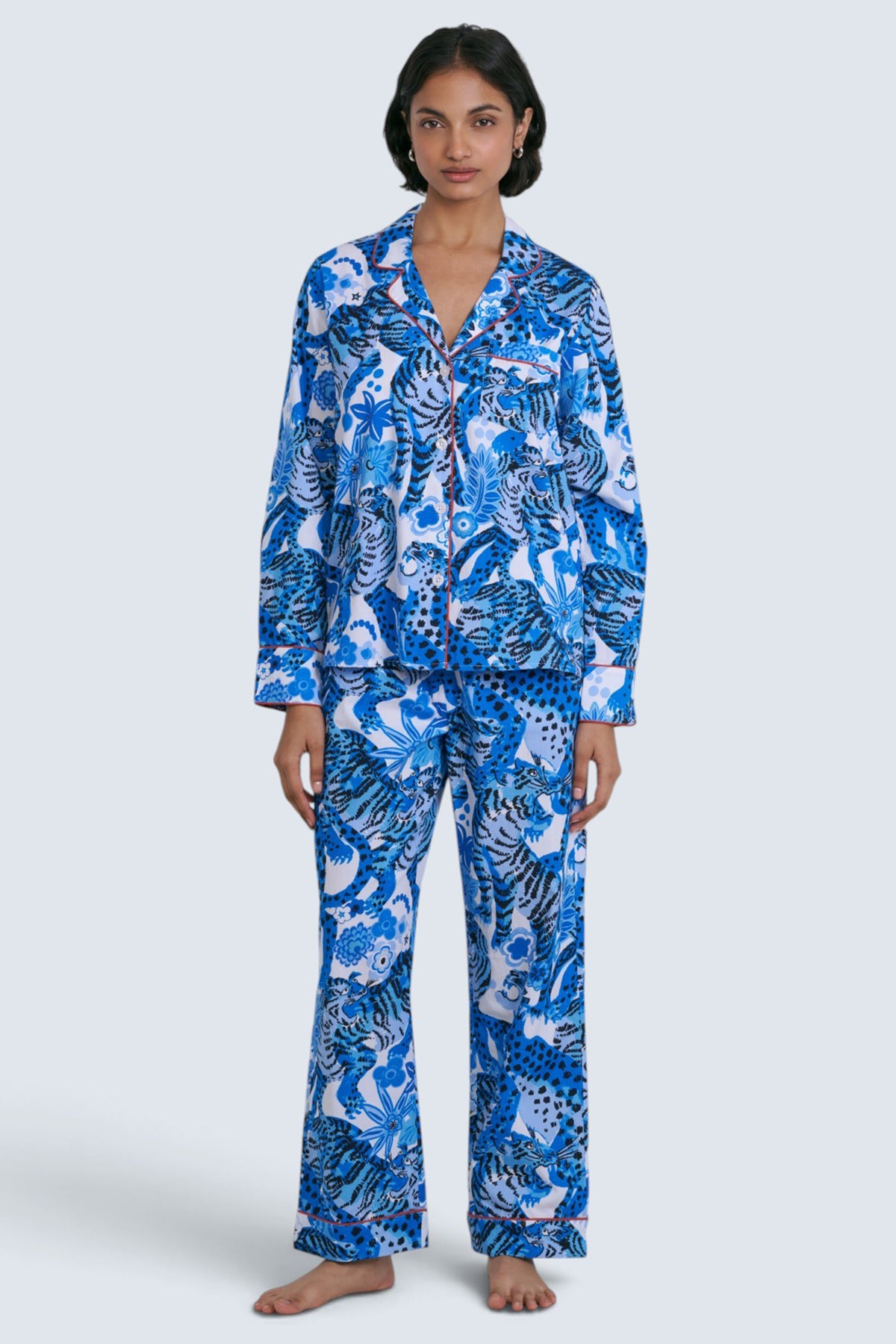 Karma Pajama Night Tiger Indigo