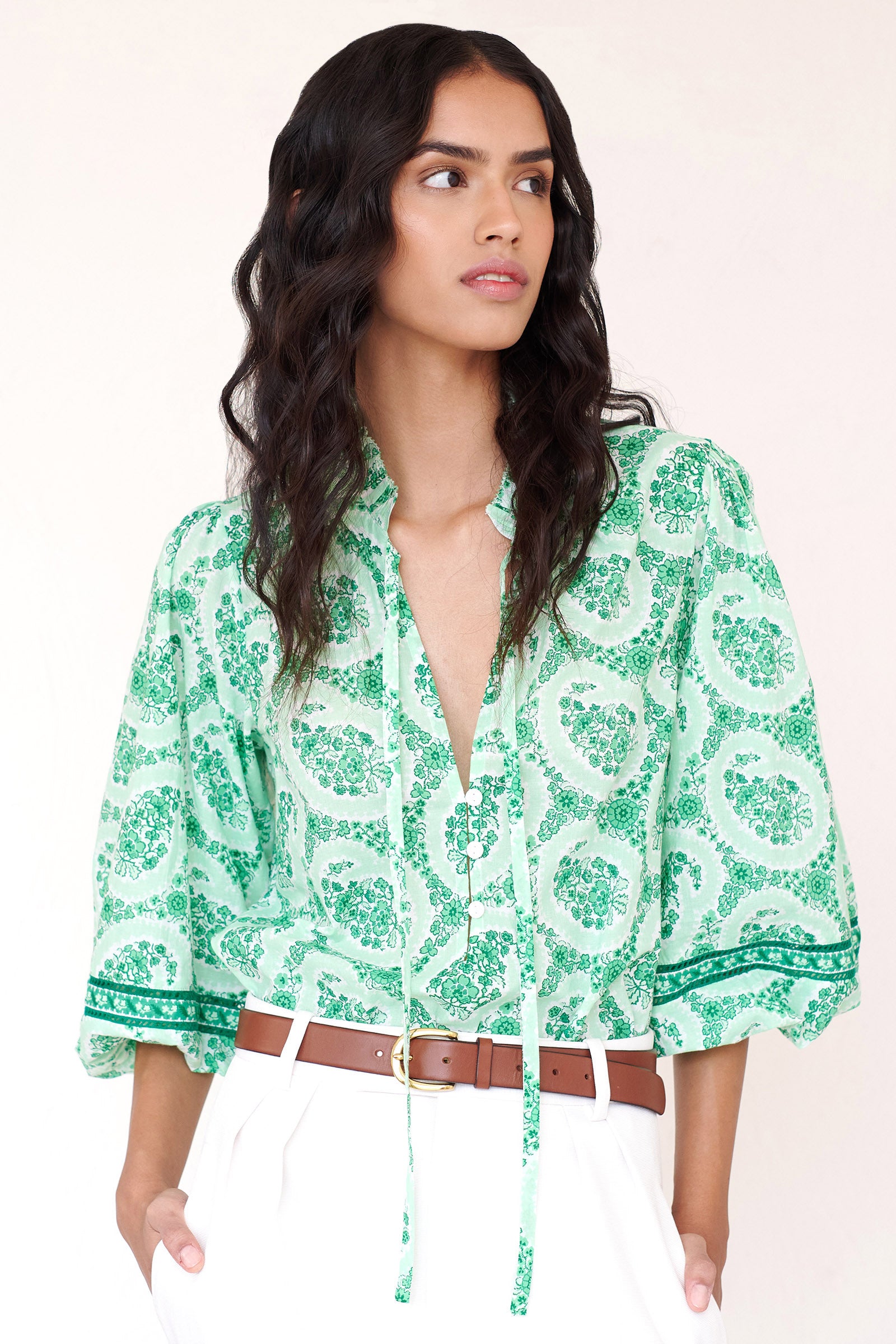 Lorna Top Paisley Copse