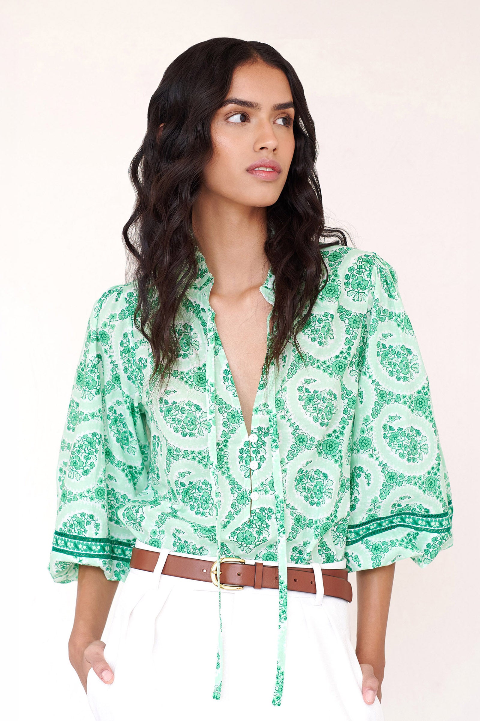 Lorna Top Paisley Copse