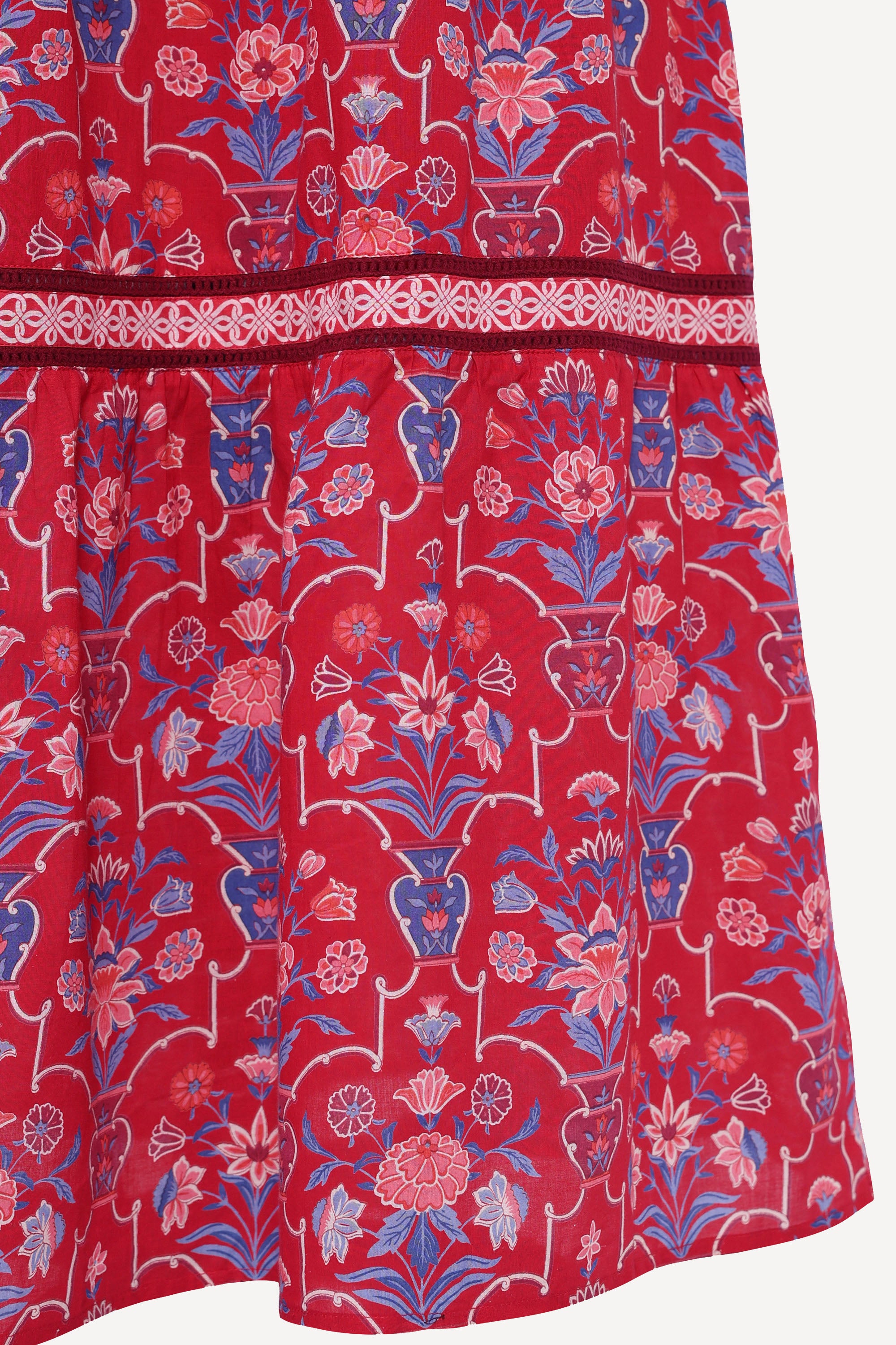 Liza Dress Floral Vase Cinnabar