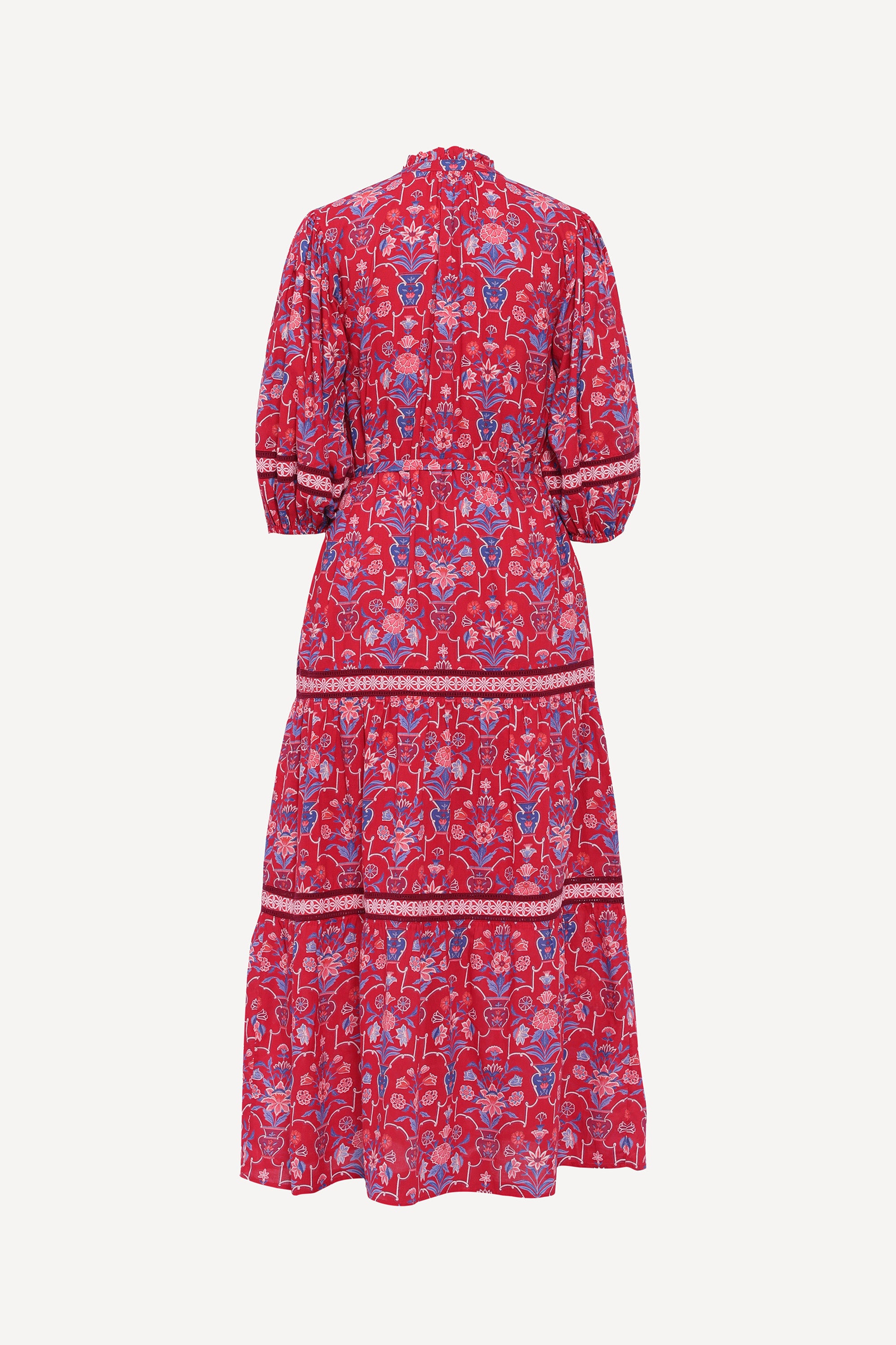 Liza Dress Floral Vase Cinnabar