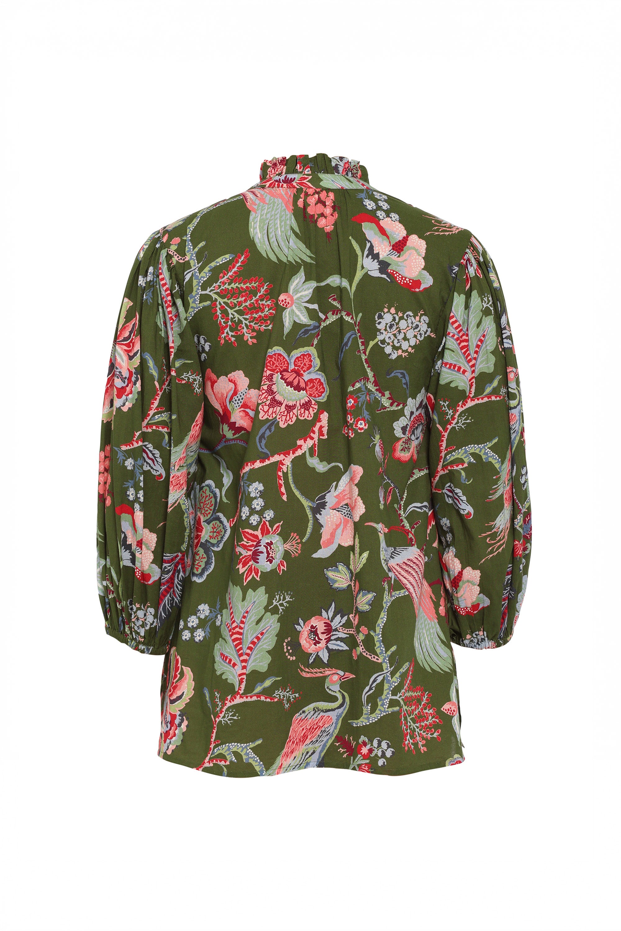 Lorna Top Chintz Moss