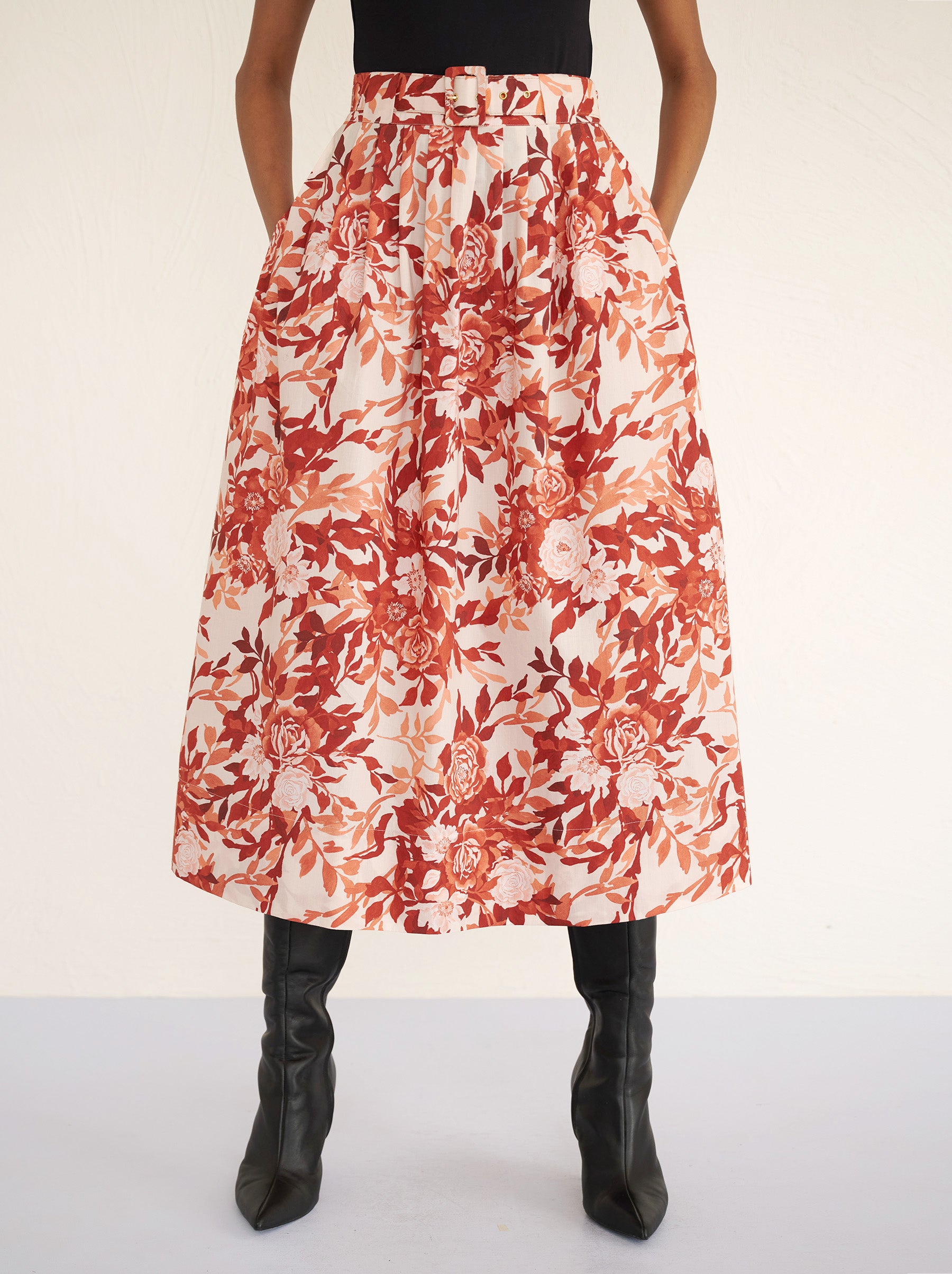 Magdalena Skirt Bibi Rose Chocolate