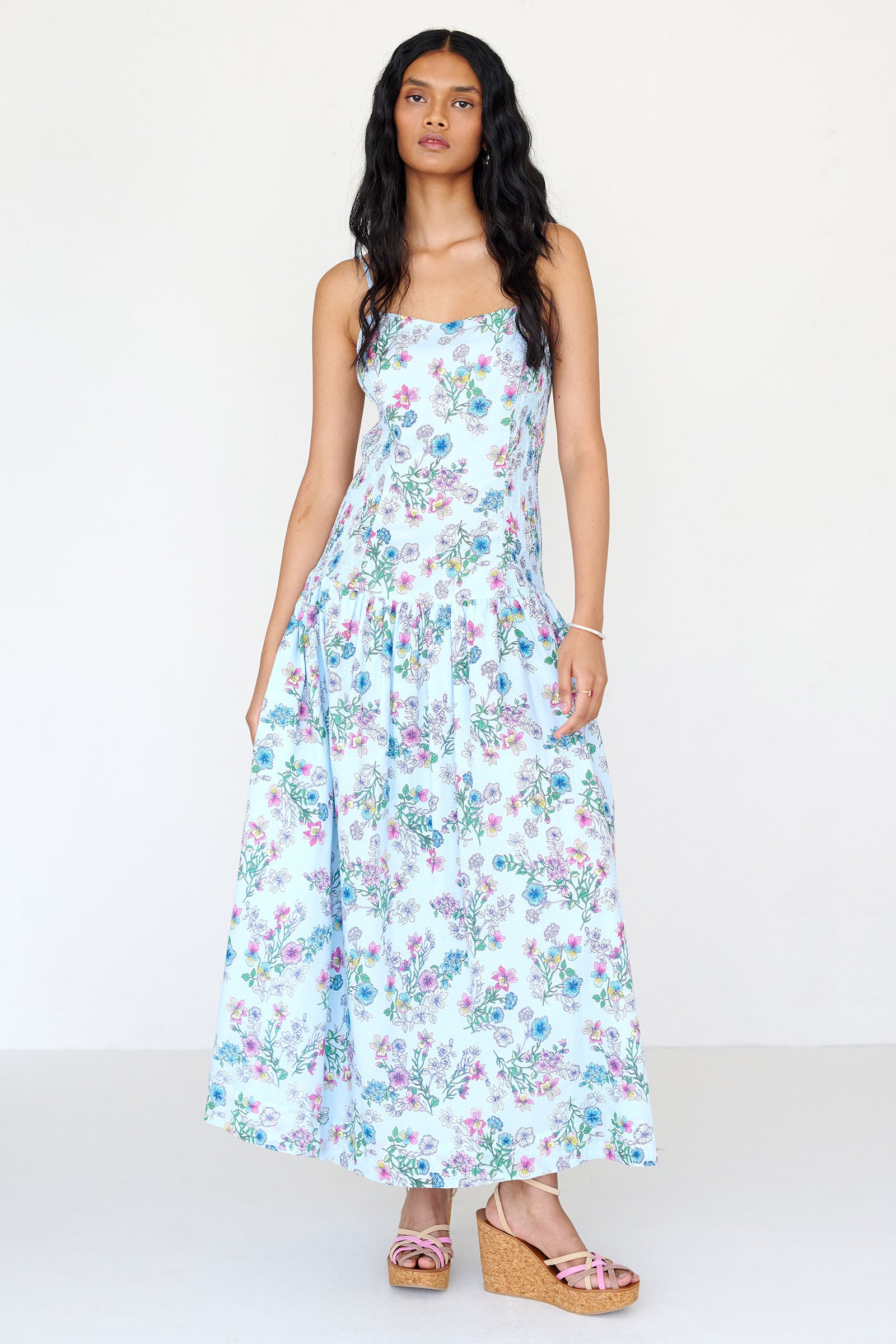 Maisie Dress Burdock Imperial