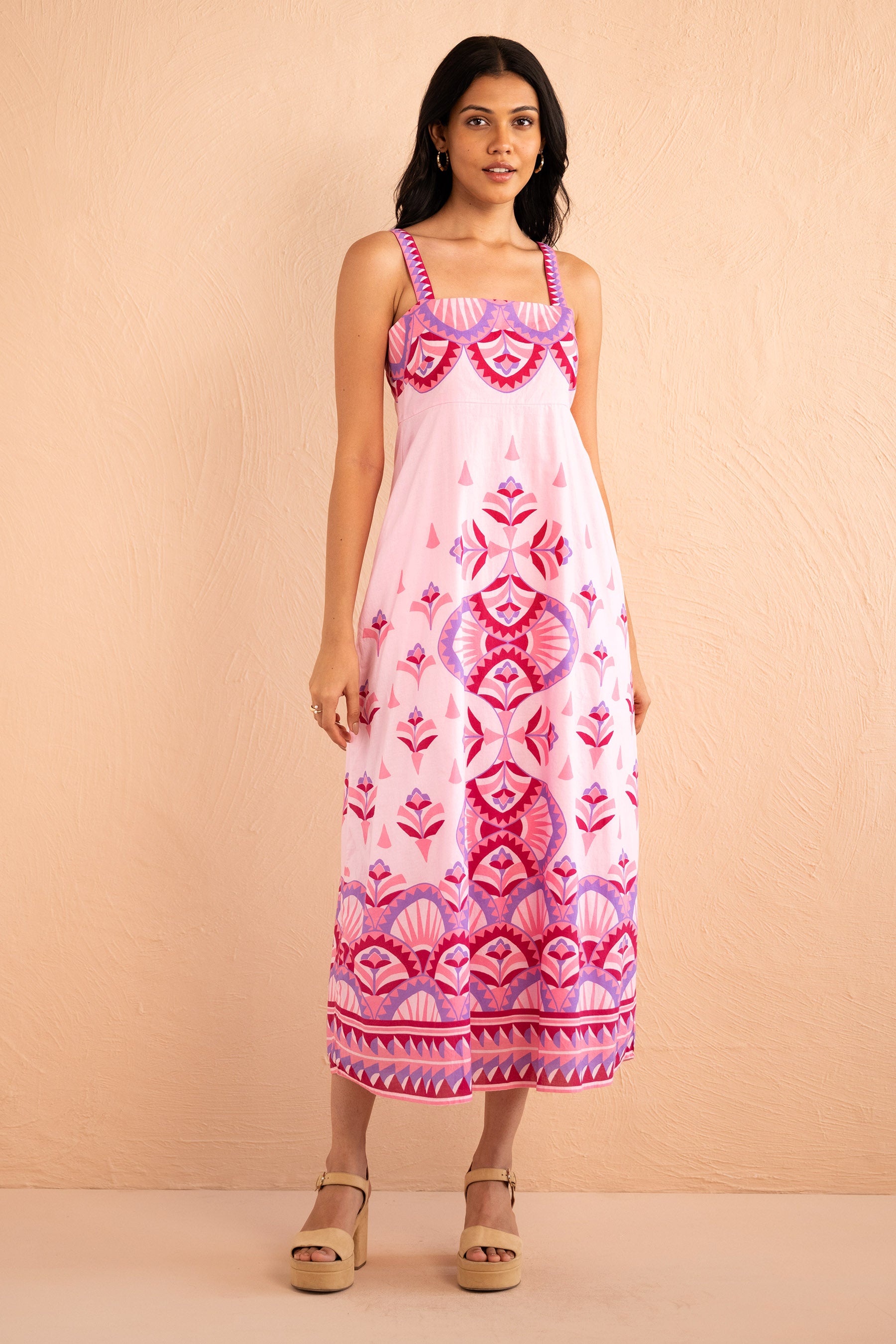 Maria Dress Syros Stripe Amethyst Maria Dress Syros Stripe Amethyst