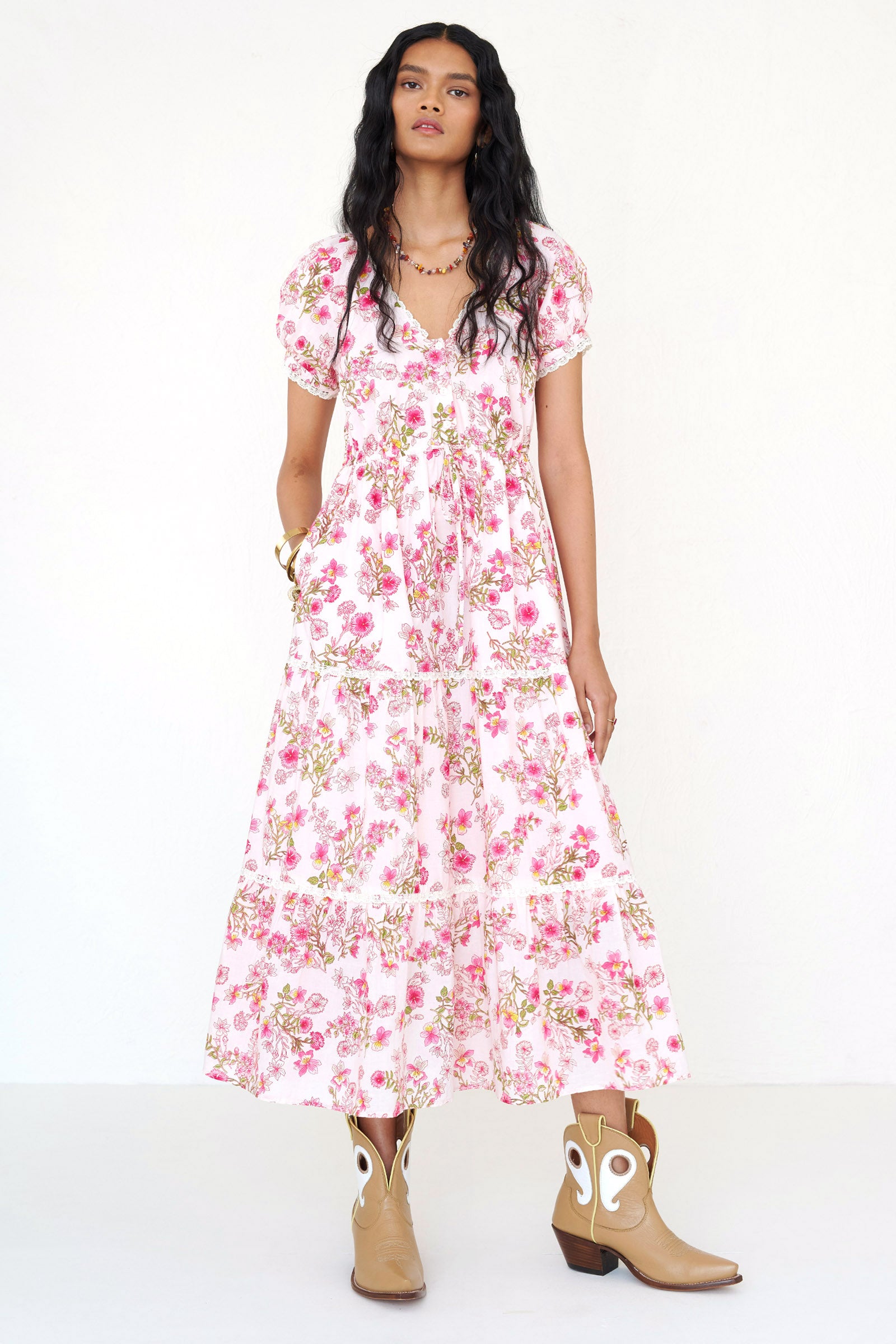 Poppy Dress Burdock Peony