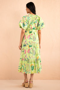 Poppy Dress Calypso Cacti Jade Poppy Dress Calypso Cacti Jade