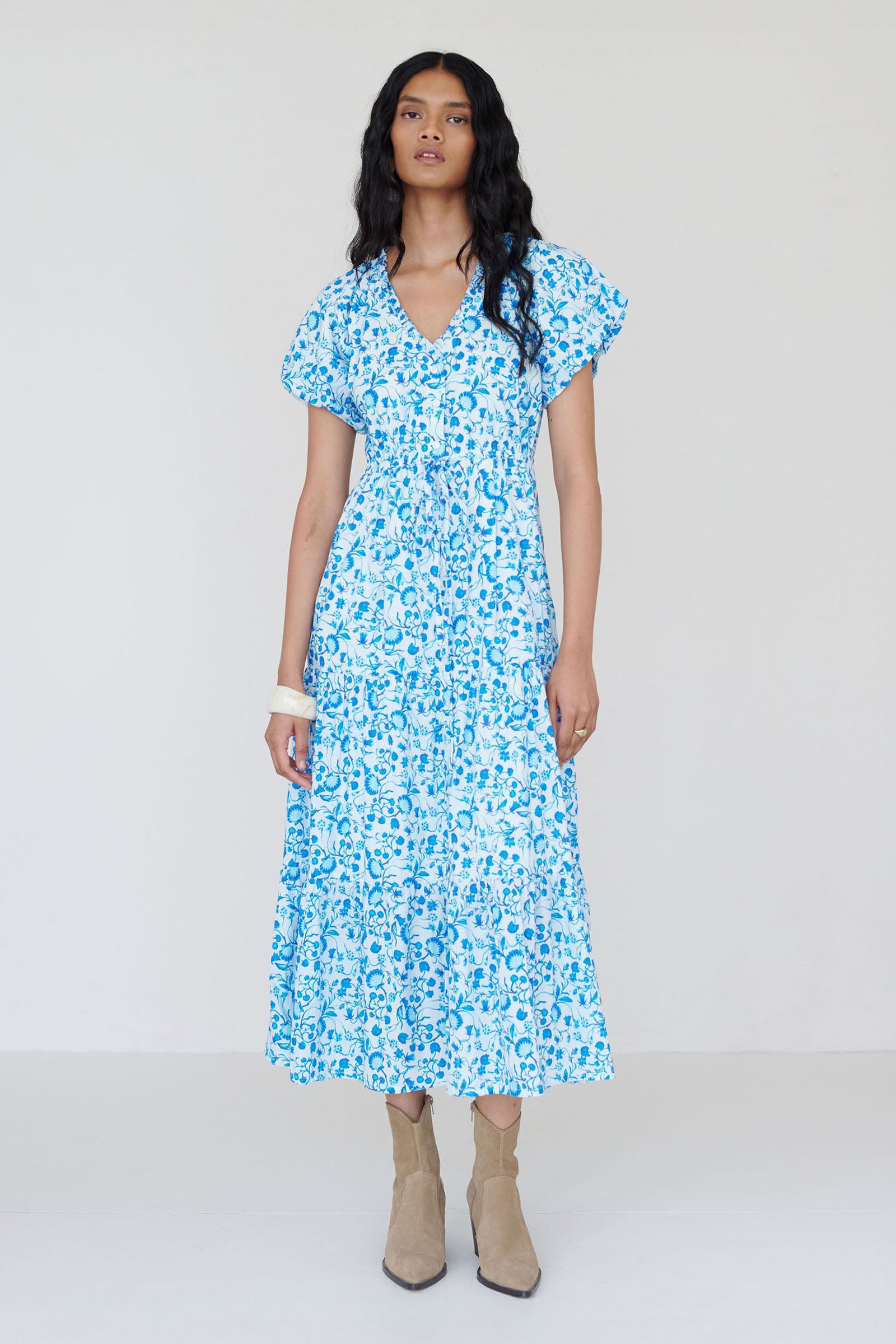 Poppy Dress Clam Garland River