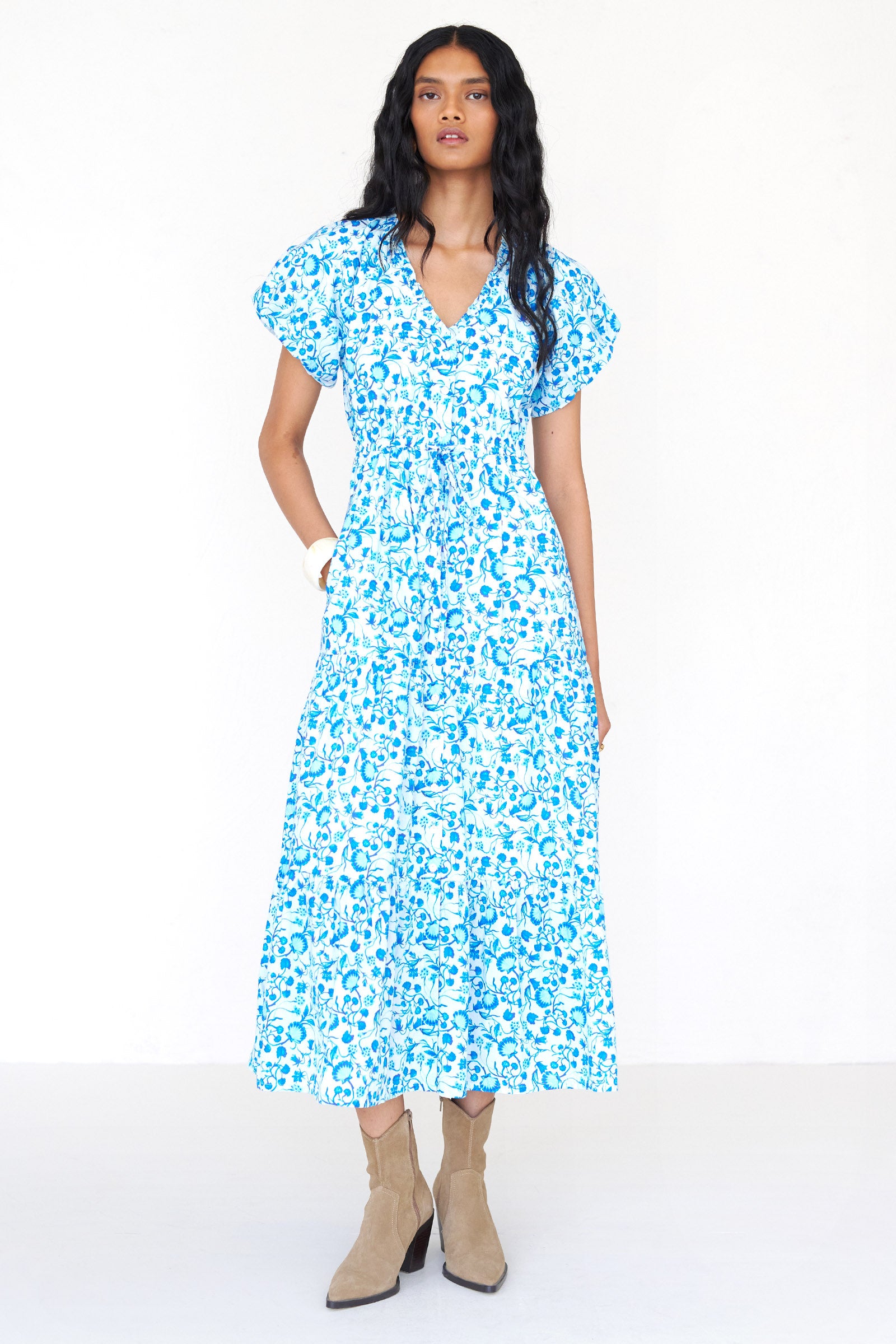 Poppy Dress Clam Garland River