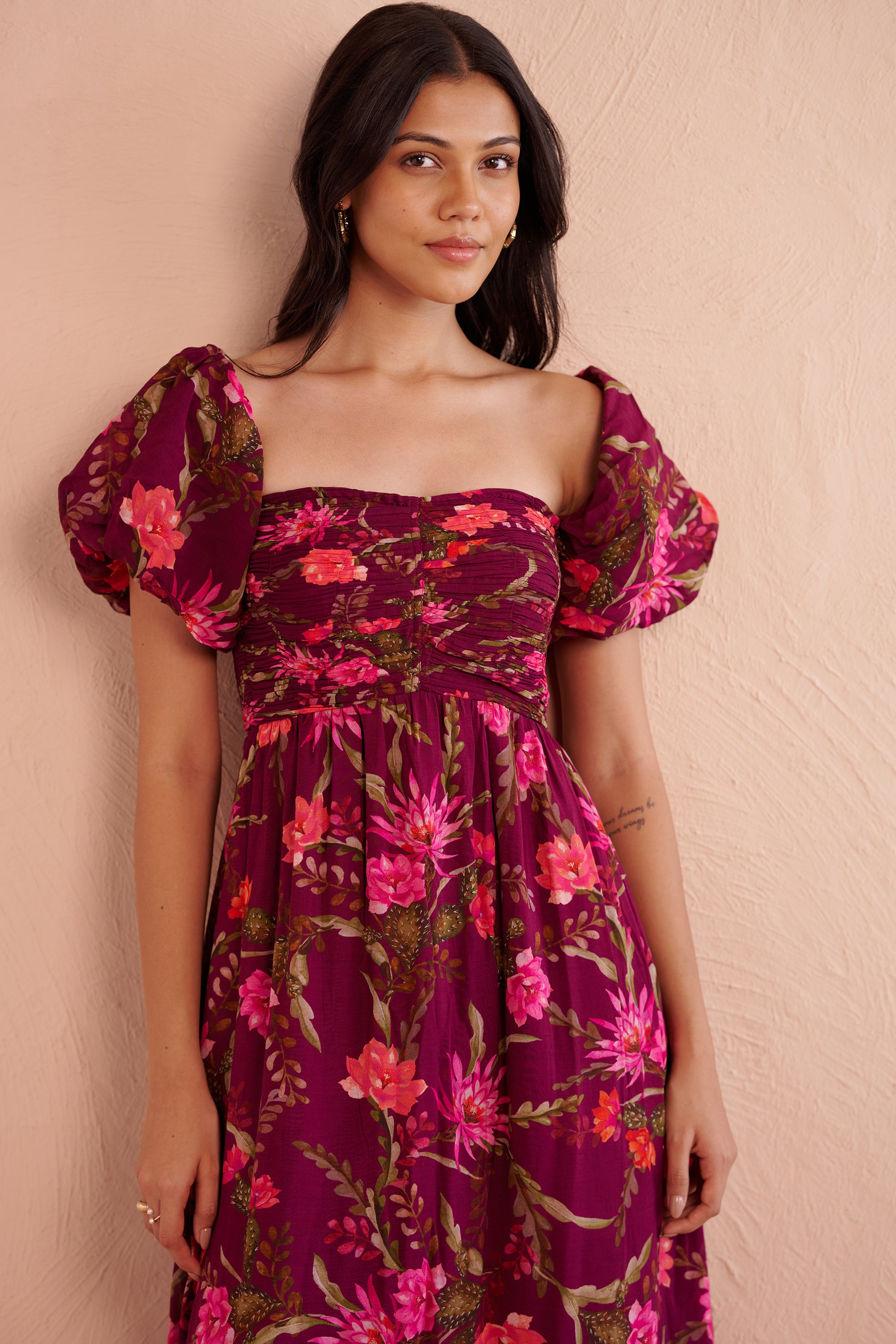 Farida Dress Desert Rose Dusk Farida Dress Desert Rose Dusk