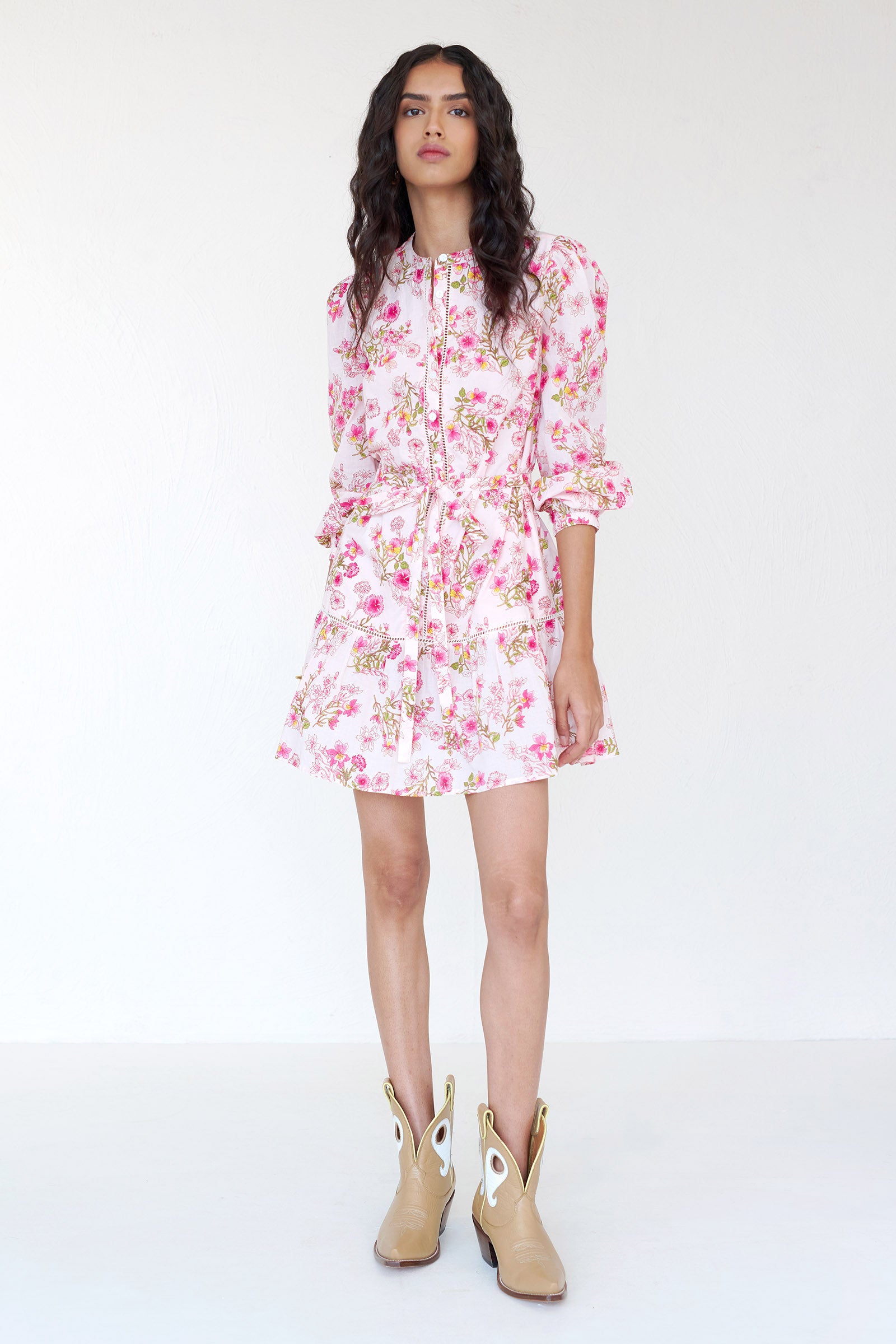 Roma Dress Burdock Peony