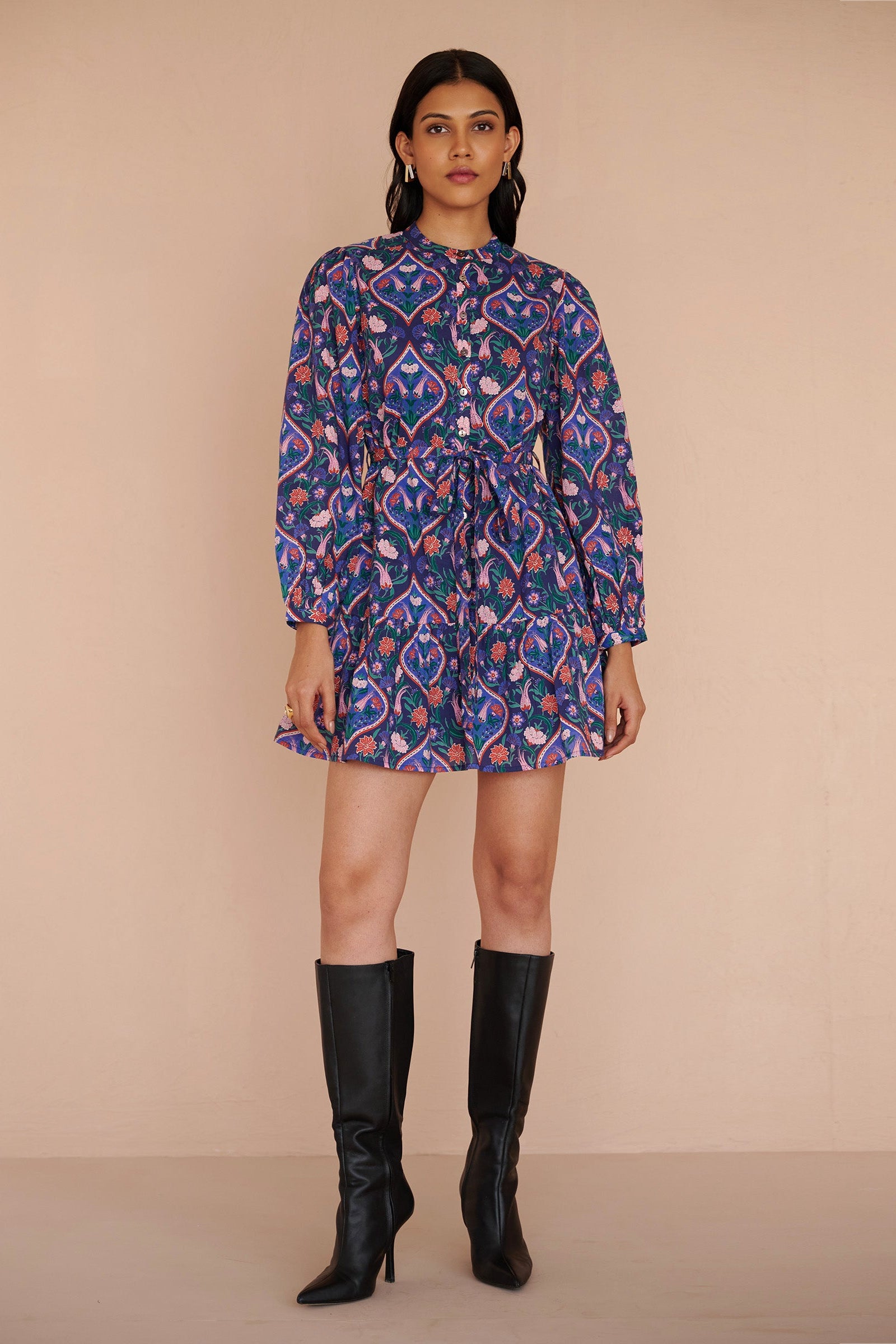 Roma Dress Persian Tile Lapis