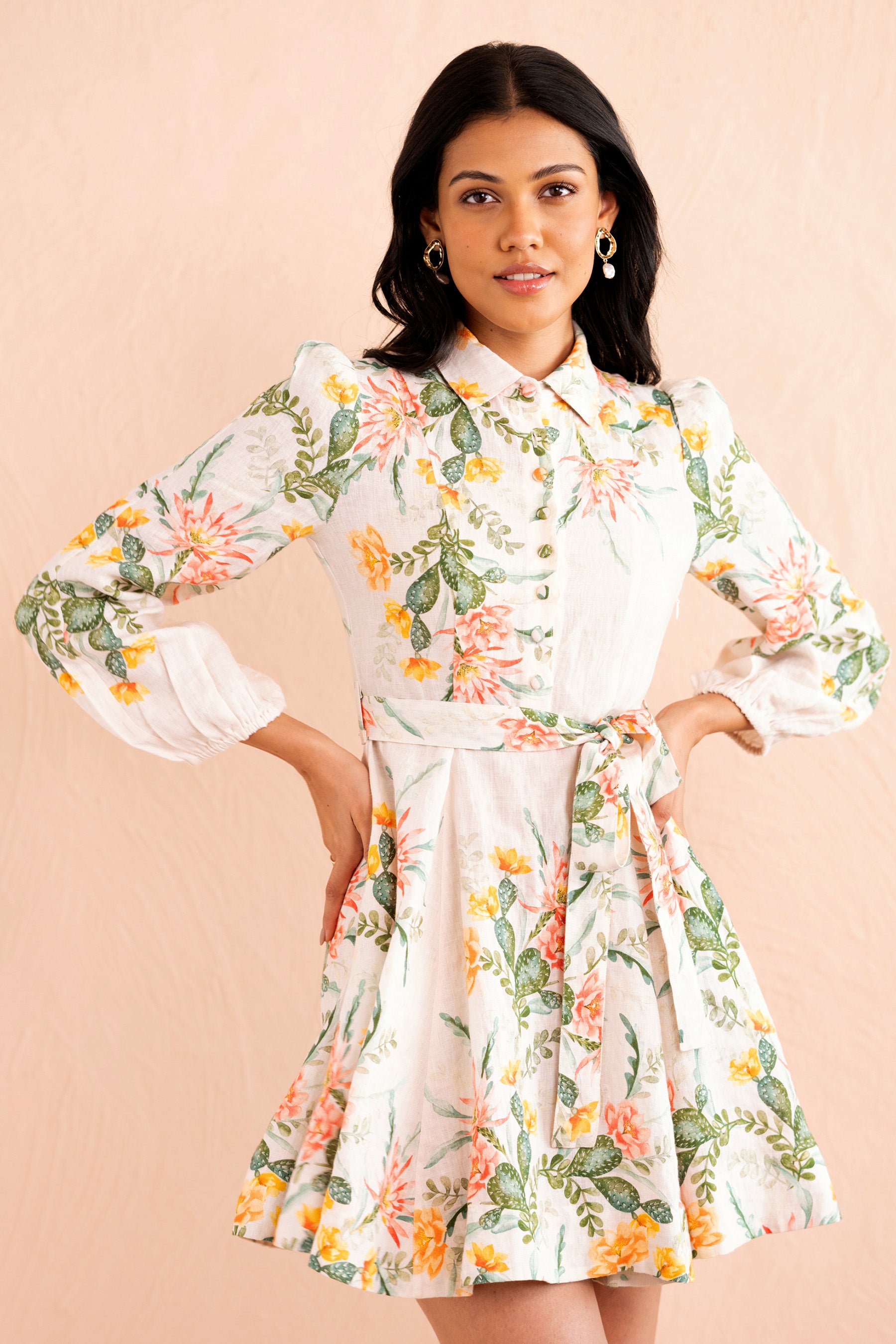 Rowena Dress Desert Rose Dawn Rowena Dress Desert Rose Dawn