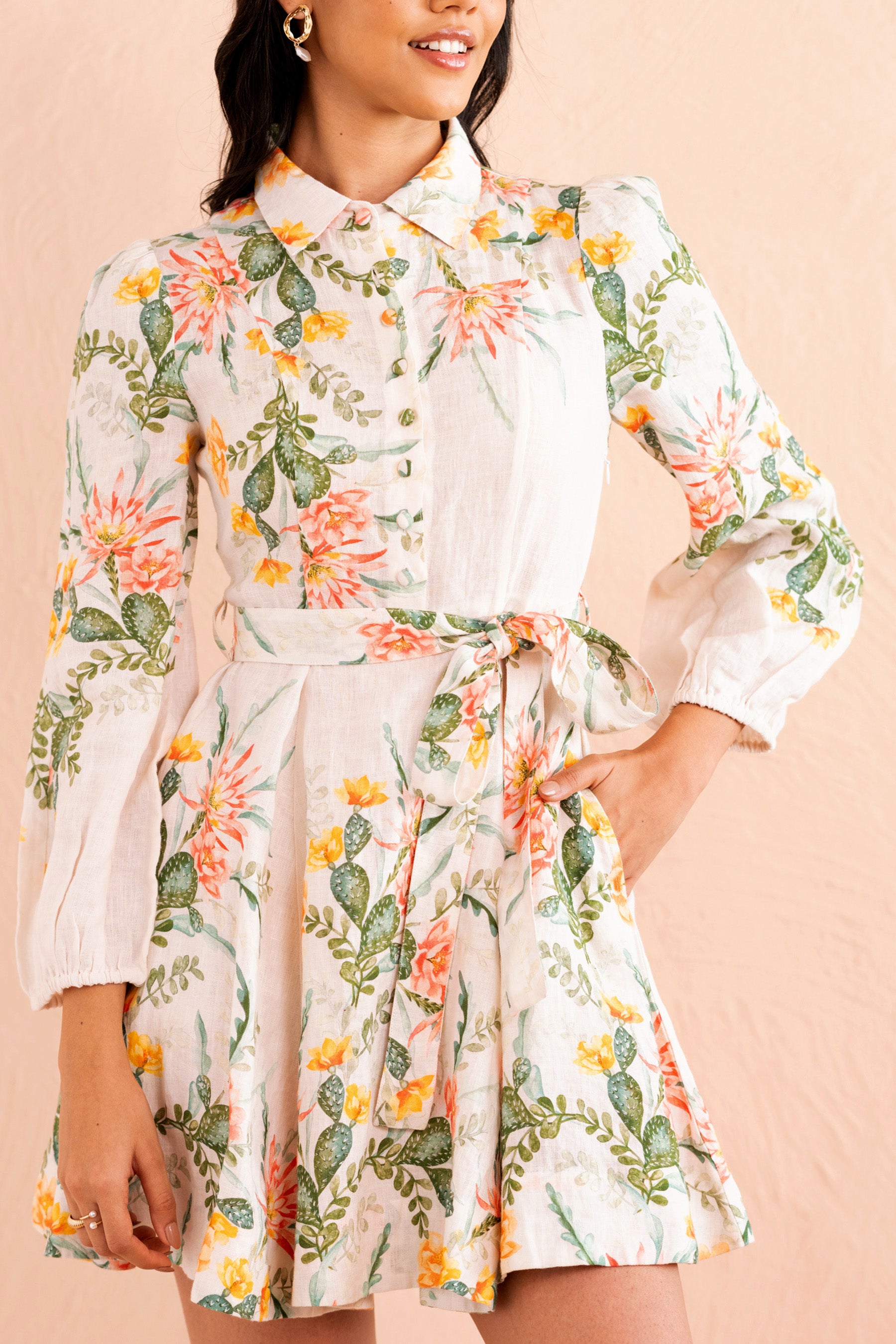 Rowena Dress Desert Rose Dawn Rowena Dress Desert Rose Dawn