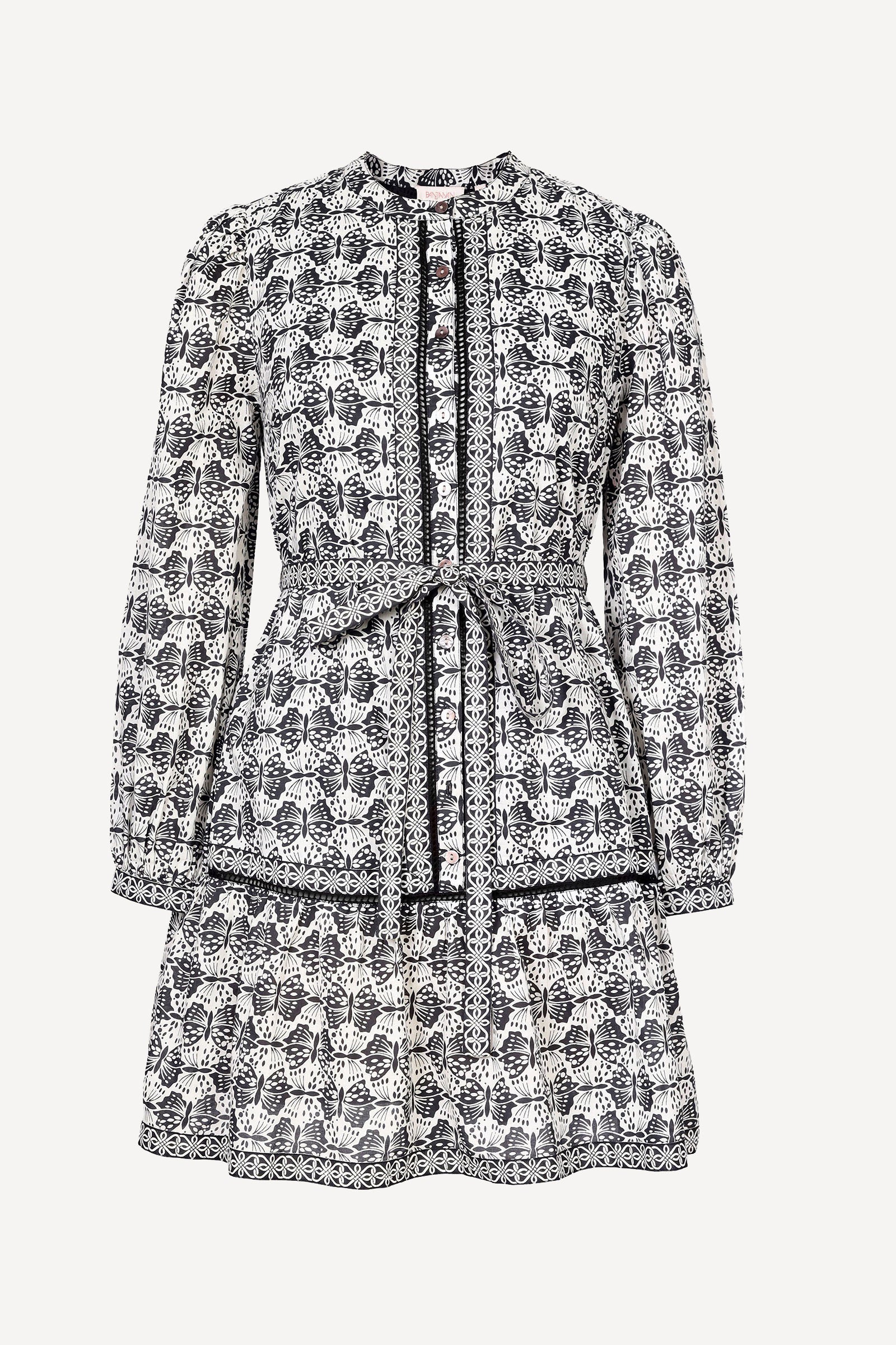 Roma Dress Flutter Caviar