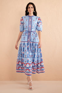 Saylor Dress Paros Tile Placement Nautical Saylor Dress Paros Tile Placement Nautical