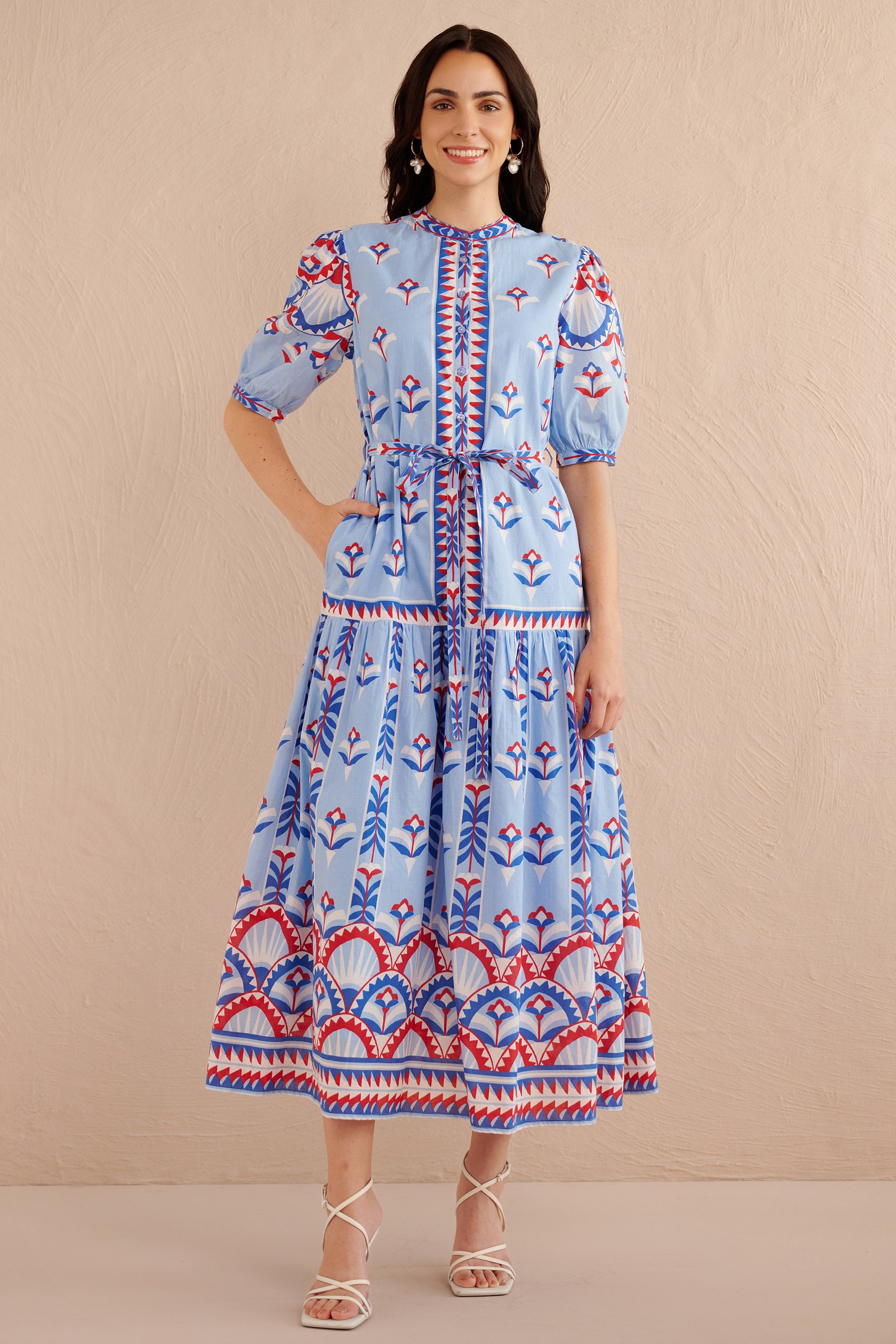 Saylor Dress Paros Tile Placement Nautical Saylor Dress Paros Tile Placement Nautical