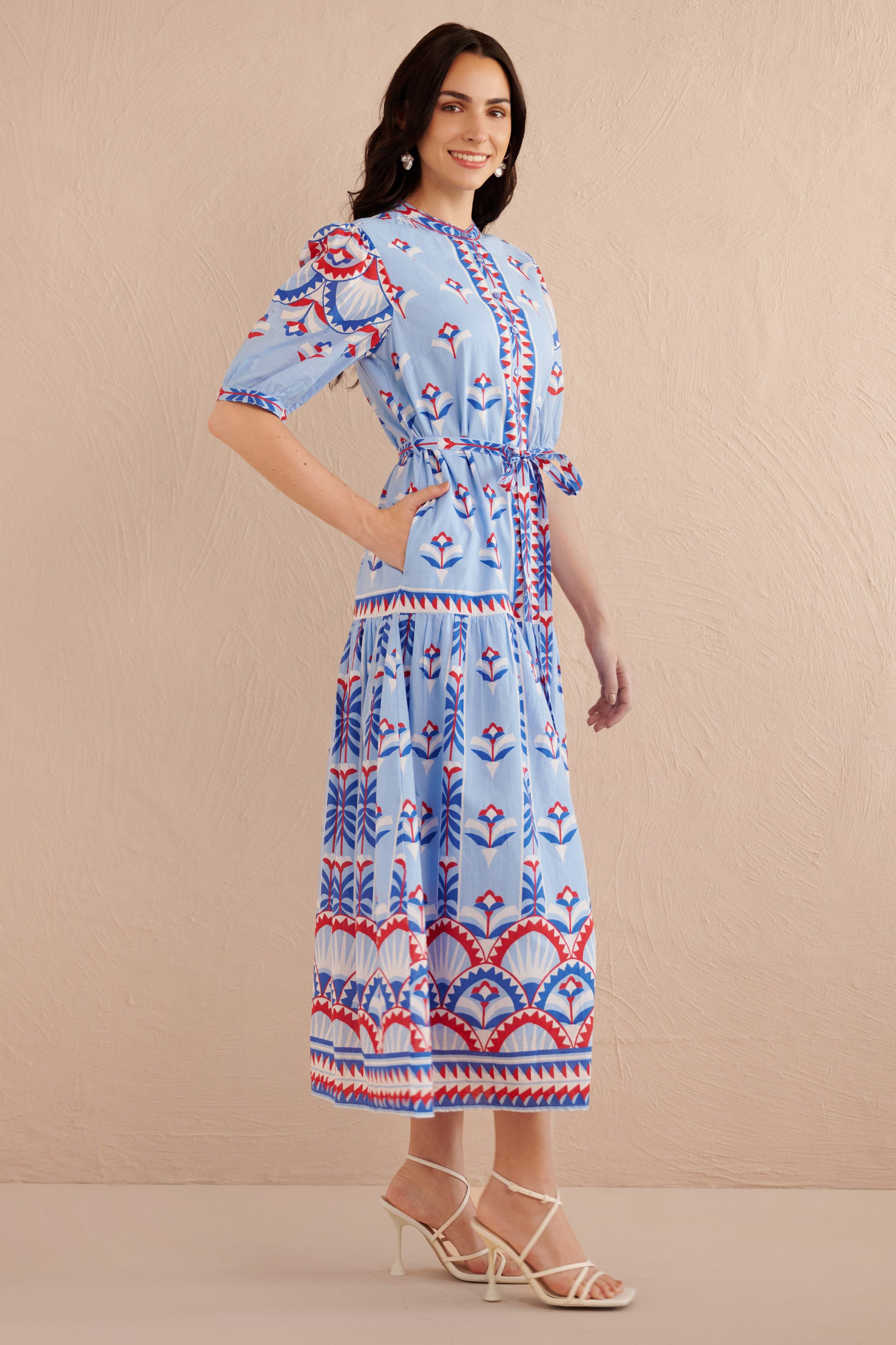 Saylor Dress Paros Tile Placement Nautical Saylor Dress Paros Tile Placement Nautical