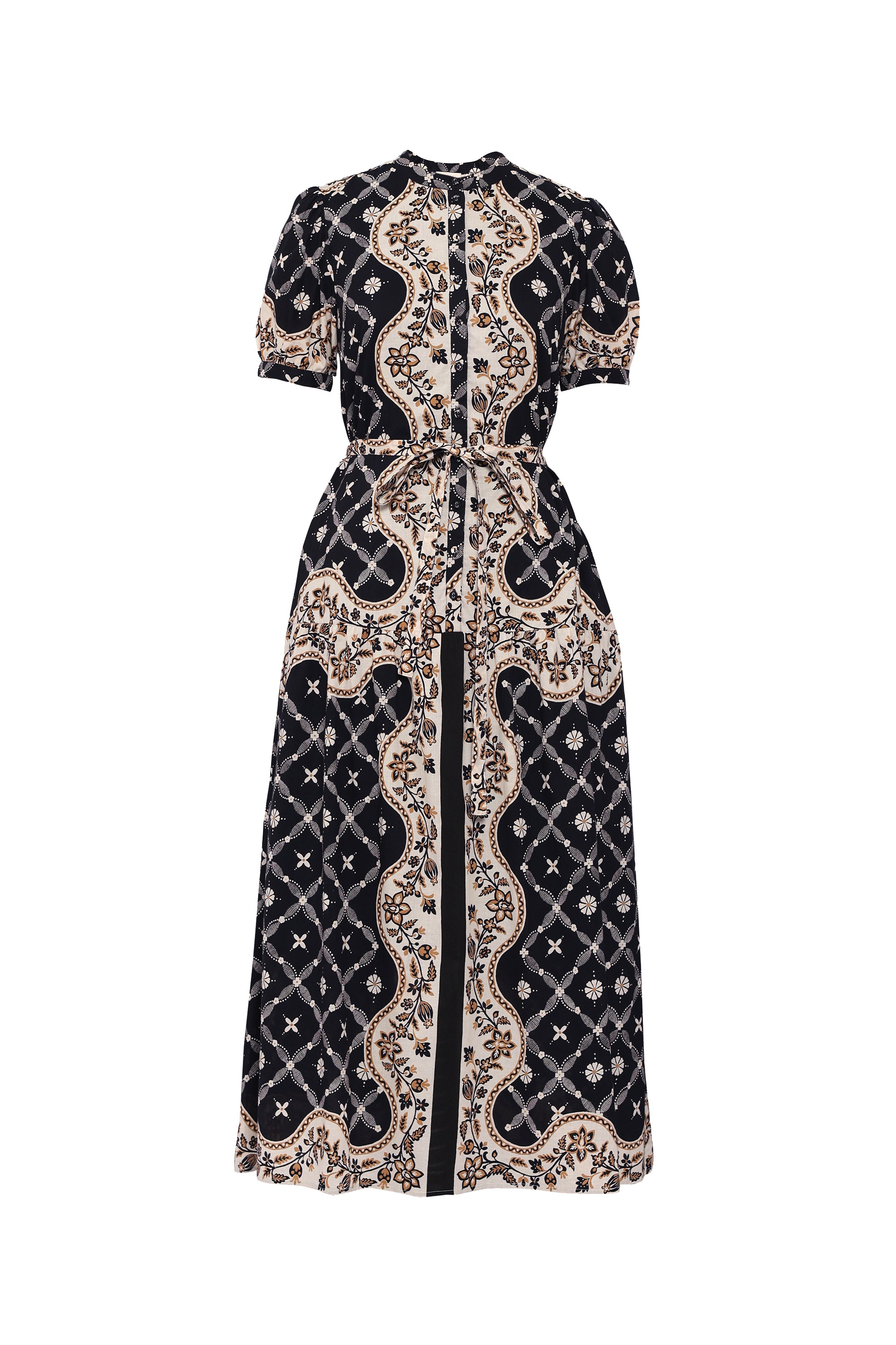 Saylor Dress Bandana Black Beauty